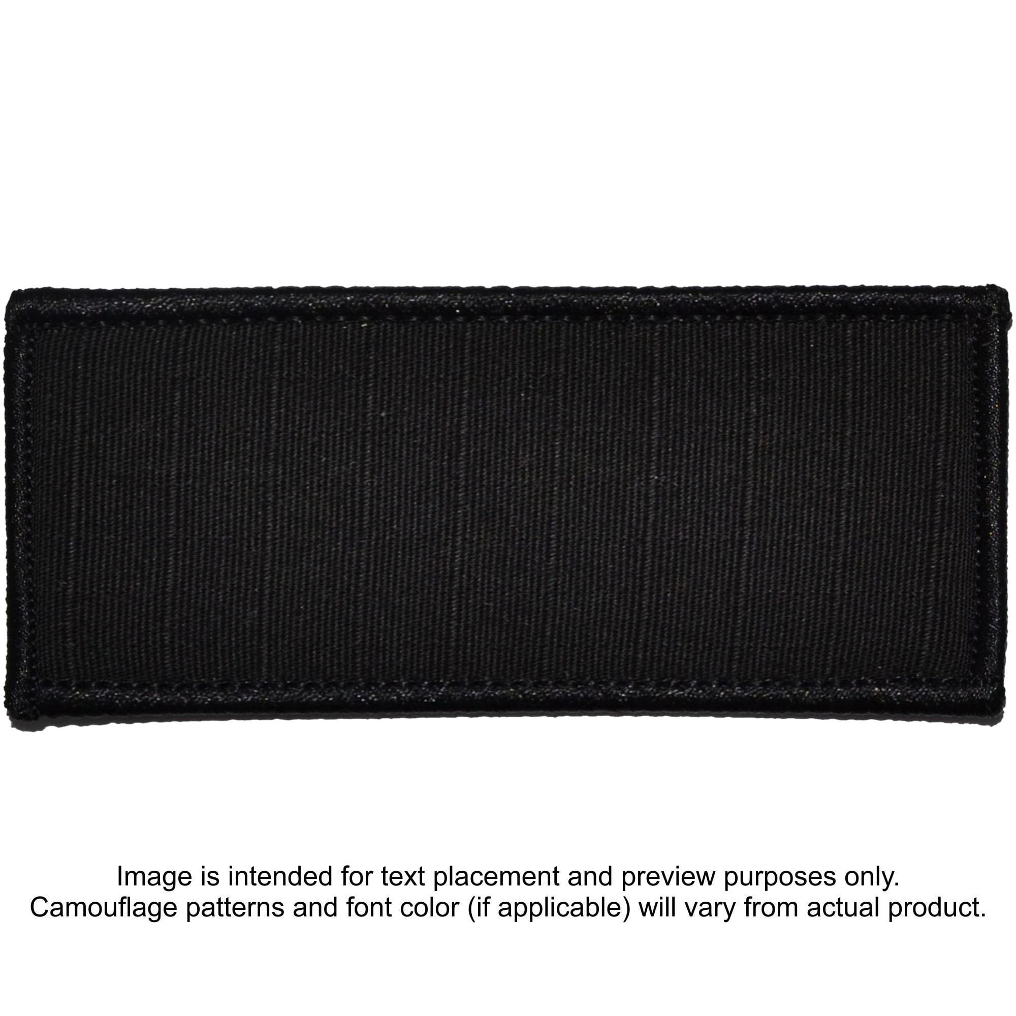 Tactical Gear Junkie Patches Black Custom Plate Carrier Text Patch - 4x9