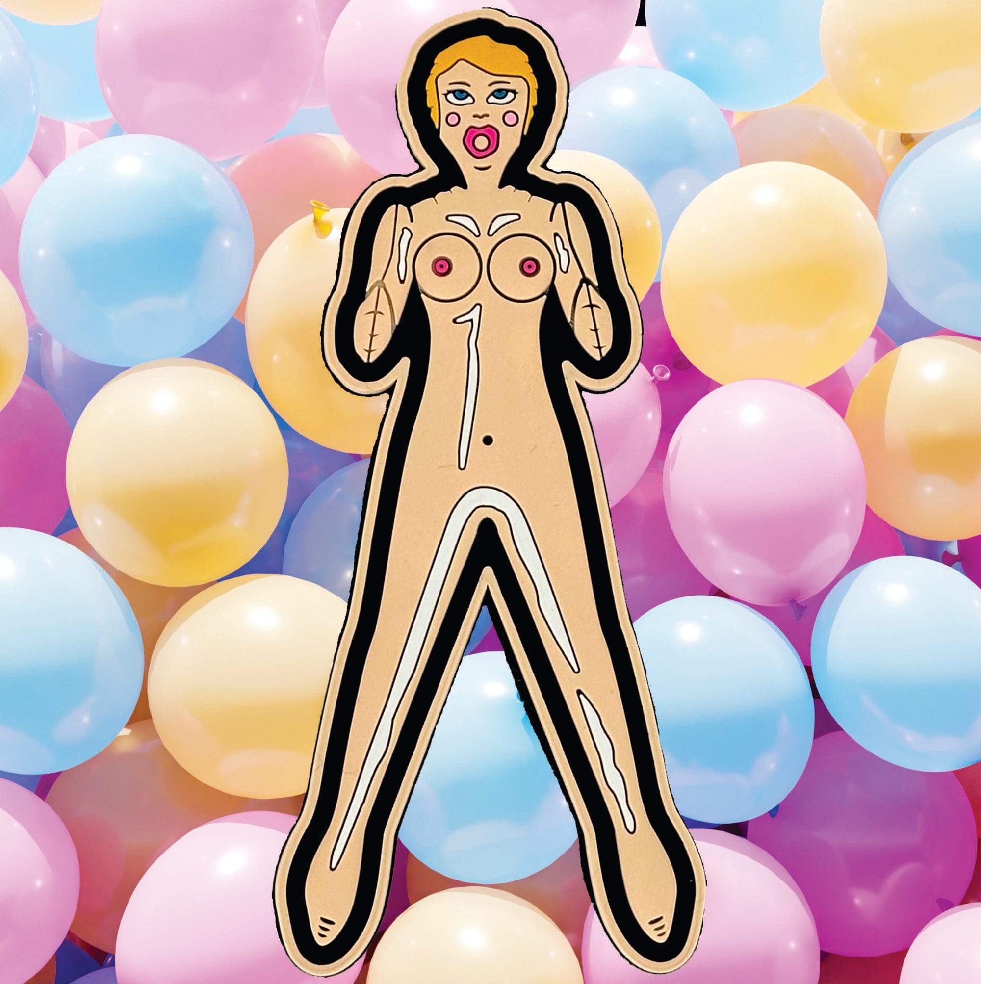 Inflate the Fun: Betty the Blow Up Doll PVC Patch - A Shameless Twist for  Your Gear