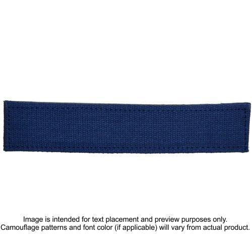 Tactical Gear Junkie Name Tapes Hook Fastener Nylon/Cotton Webbing Custom Name Tape - Blue