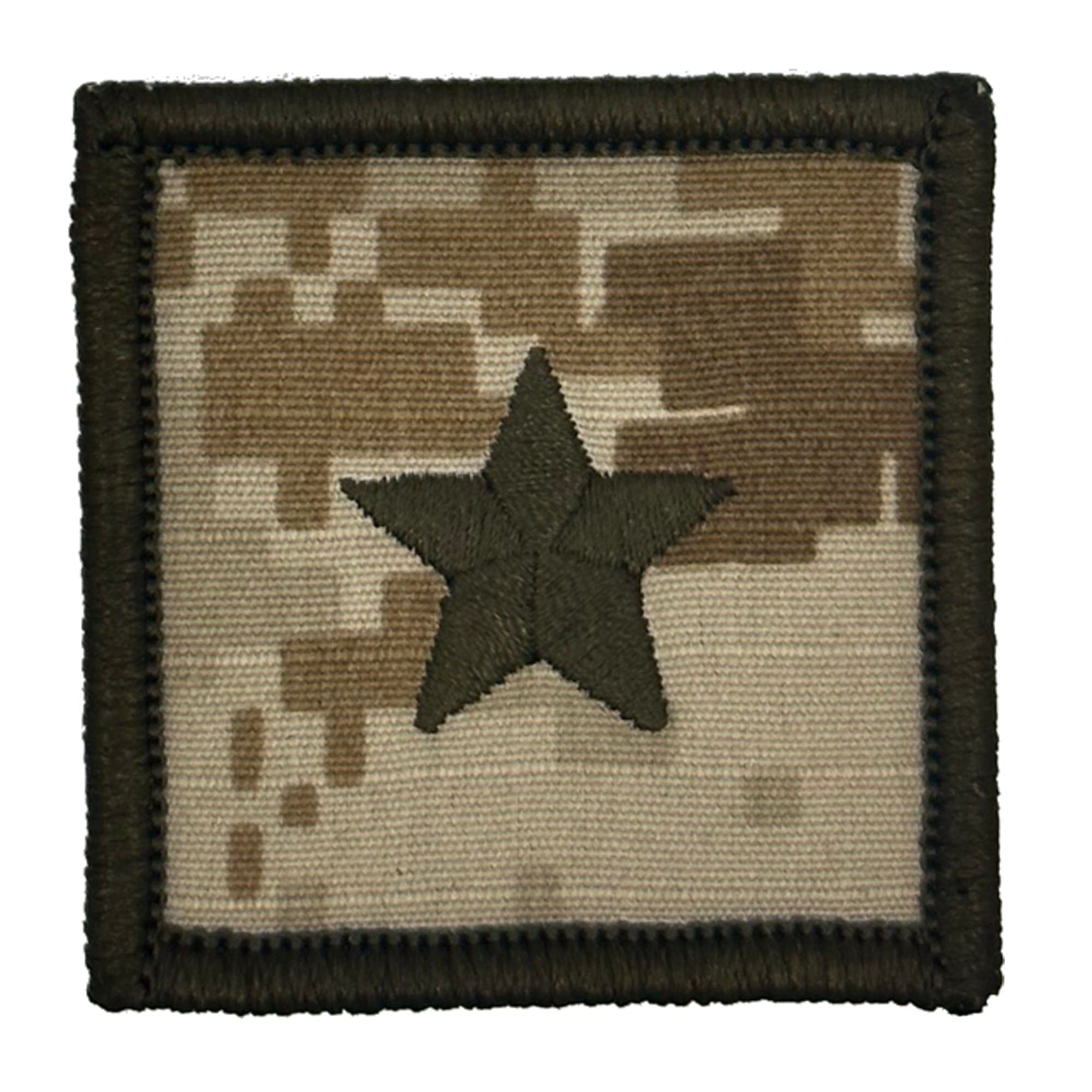 Tactical Gear Junkie Patches MARPAT Desert / Brigadier General USMC Rank Insignia - 2x2 Patch