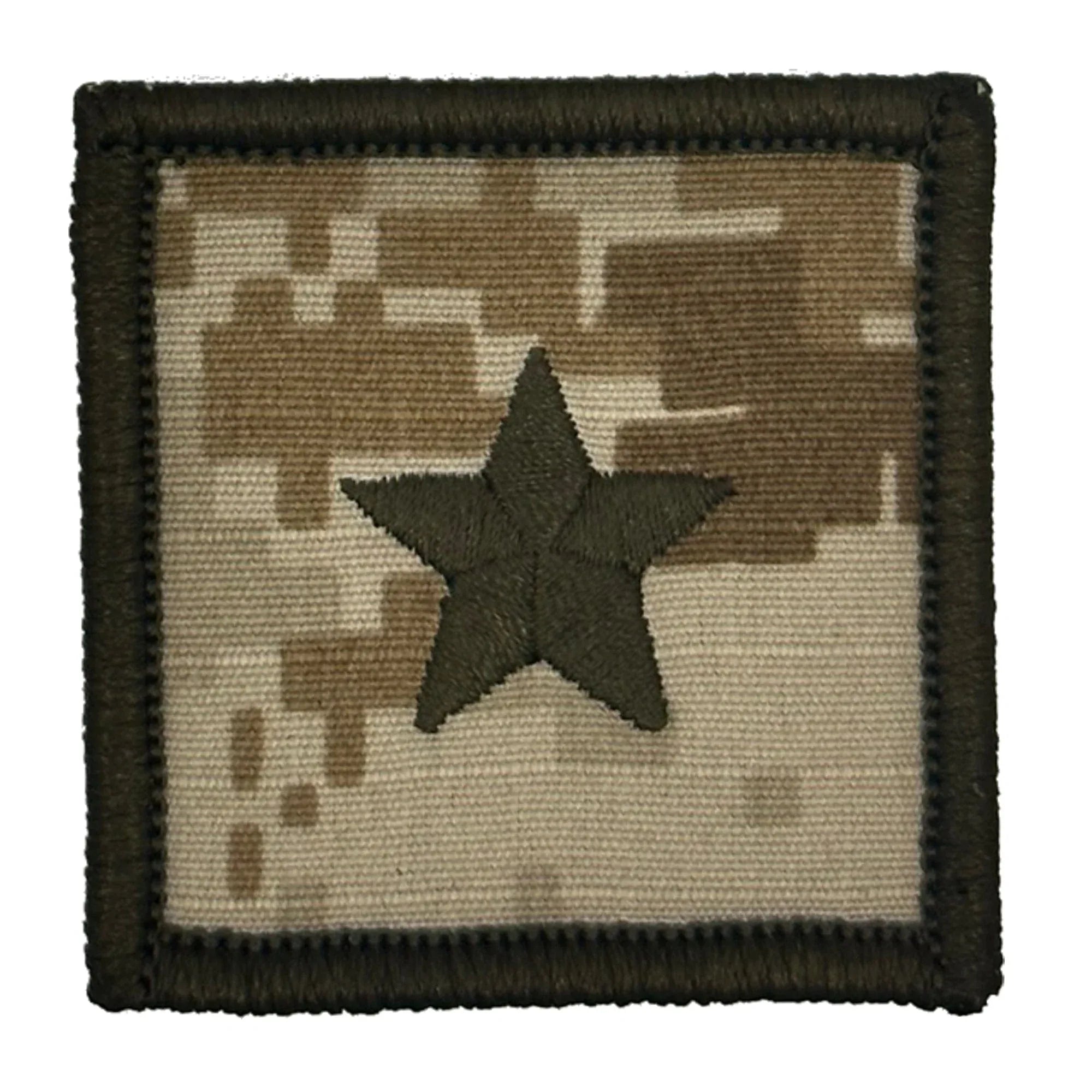 Tactical Gear Junkie Patches MARPAT Desert / Brigadier General USMC Rank Insignia - 2x2 Patch