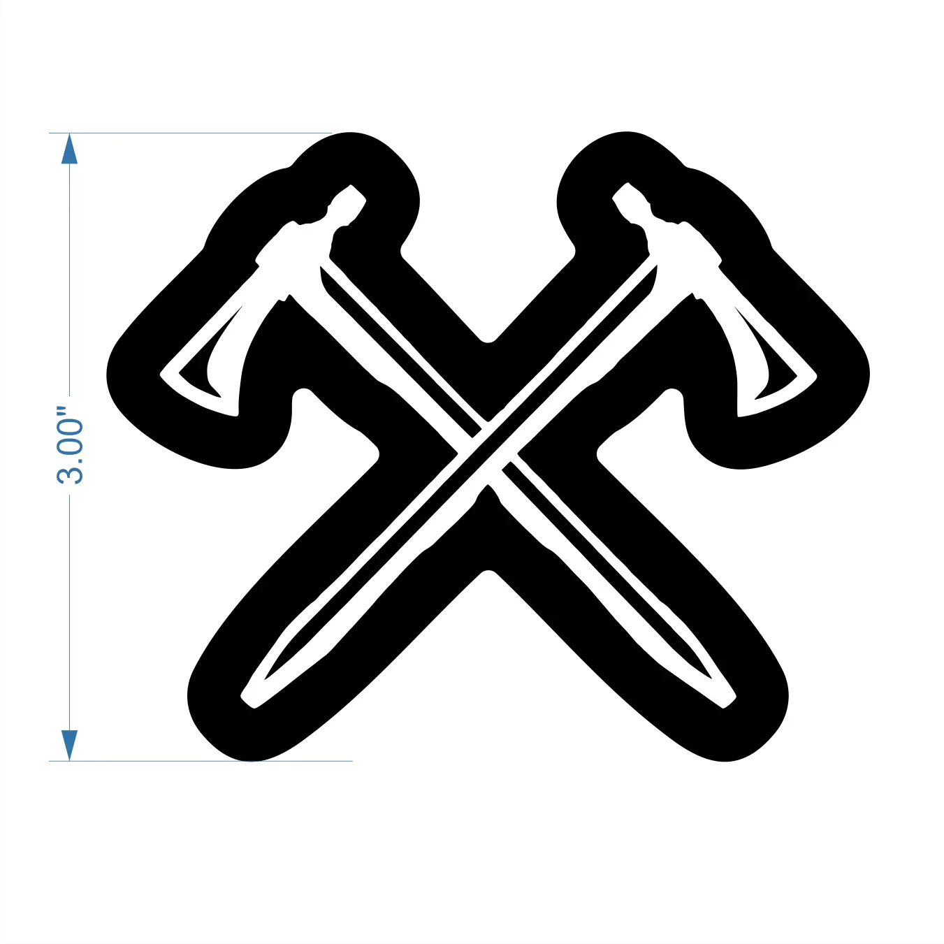 Tactical Gear Junkie Stickers Black / Pipehawks Logo Civil Affairs - Pipehawks - 3 inch Sticker