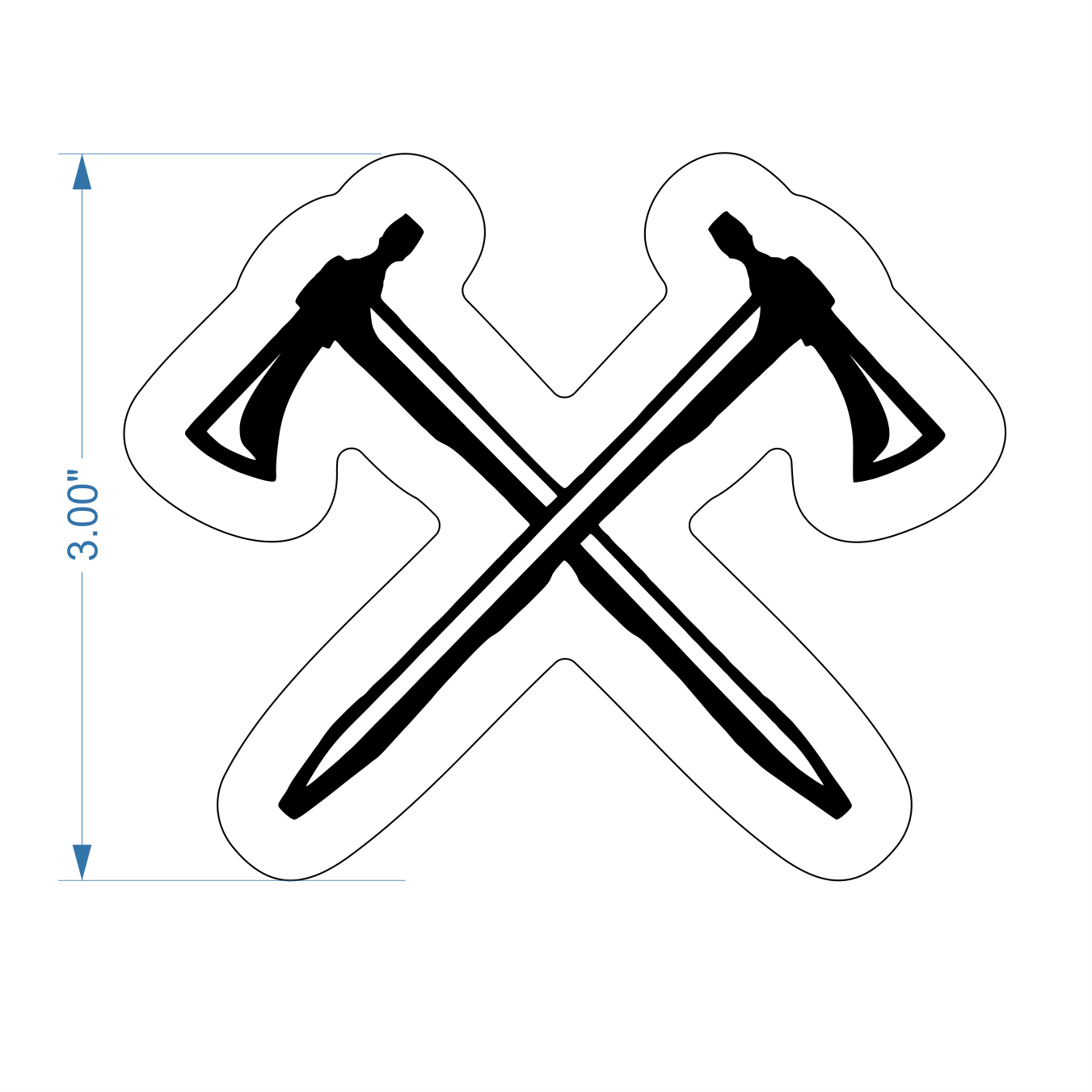 Tactical Gear Junkie Stickers White / Pipehawks Logo Civil Affairs - Pipehawks - 3 inch Sticker