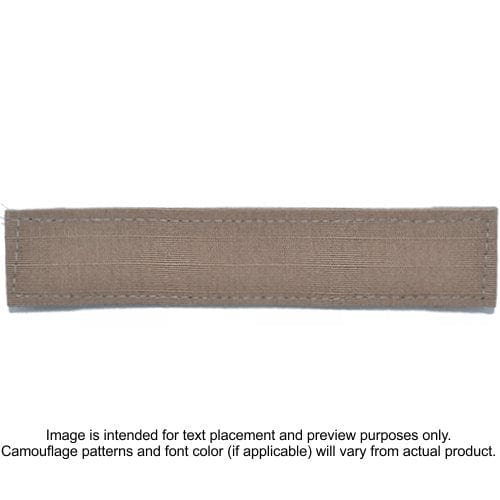 Tactical Gear Junkie Name Tapes Hook Fastener RipStop Custom Name Tape - Coyote Brown