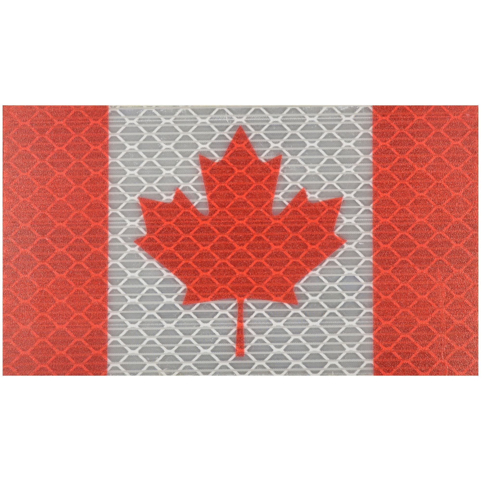 Tactical Gear Junkie Patches Reflective Canada Flag - 2x3.5 Patch