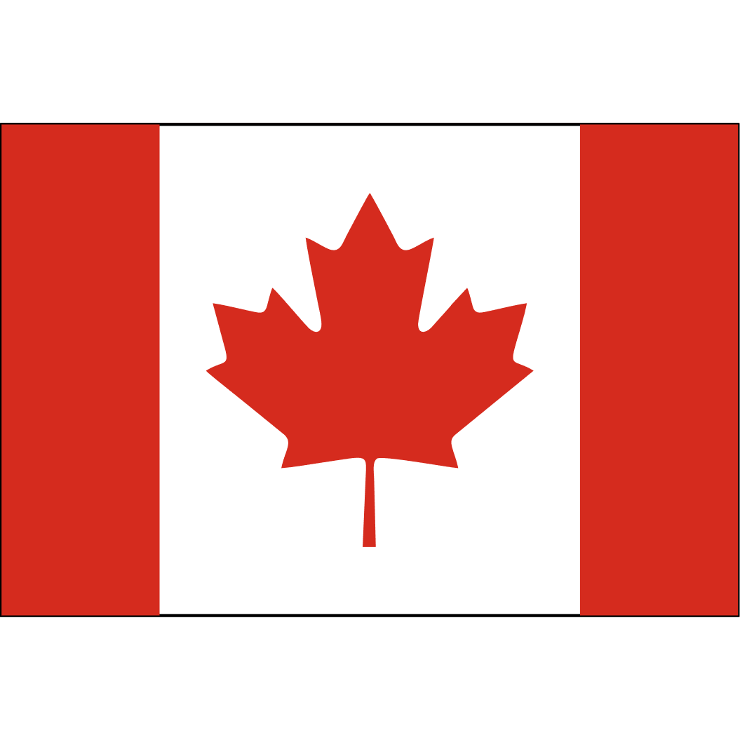 Tactical Gear Junkie Stickers Canada Flag - 3.5x2.25 inch Sticker
