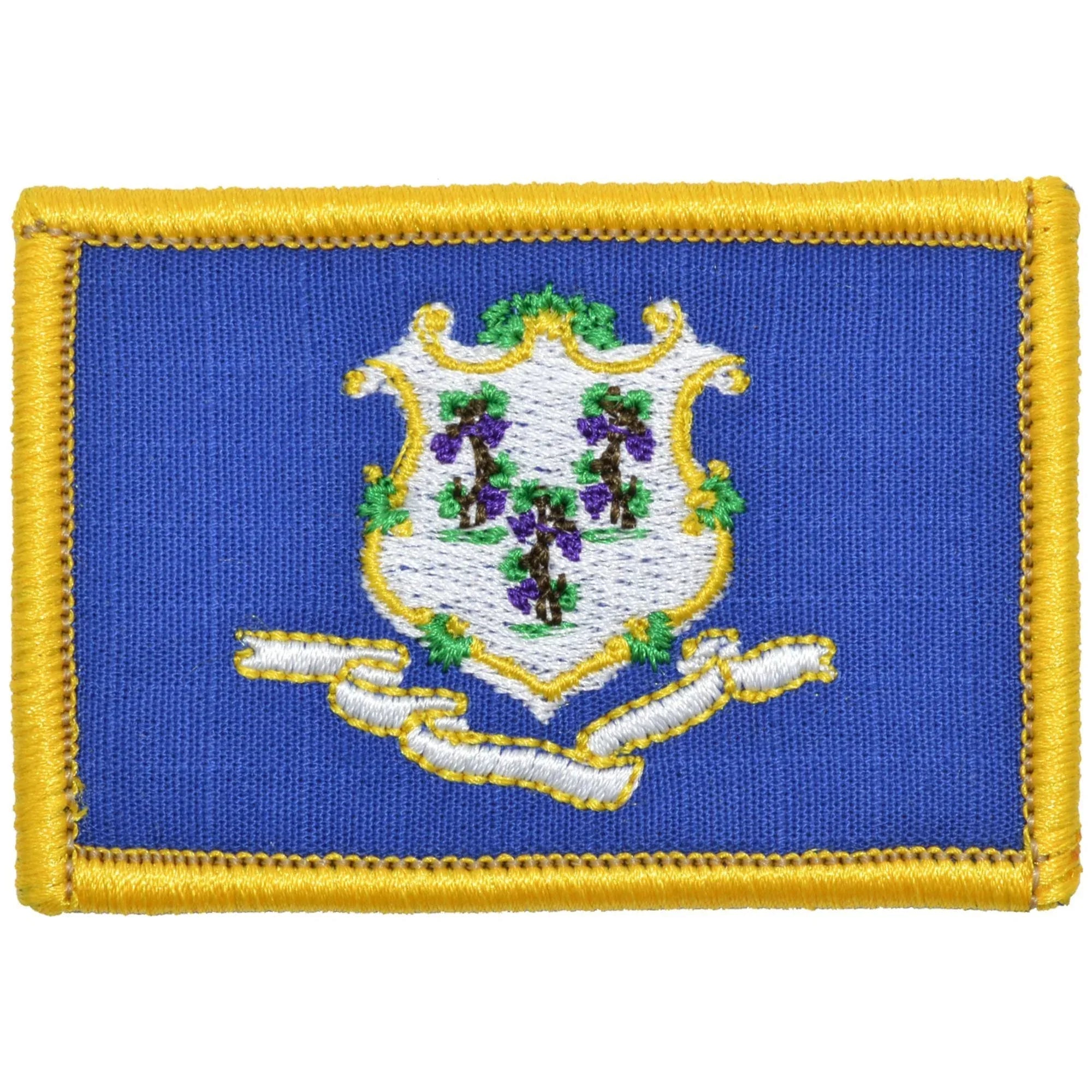 Tactical Gear Junkie Patches Full Color Connecticut State Flag - 2x3 Patch