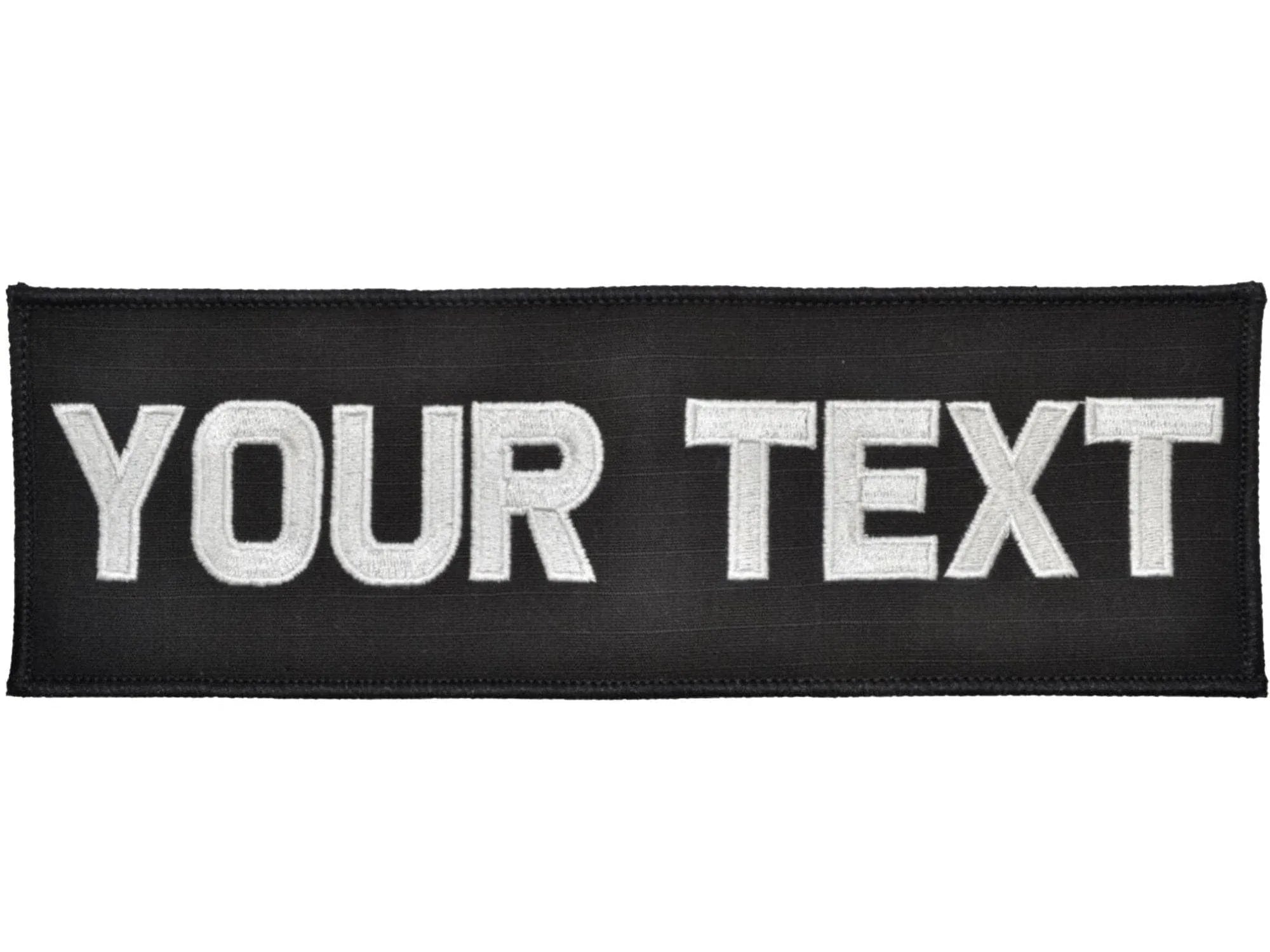 Tactical Gear Junkie Patches Custom Plate Carrier Text Patch - 2x6