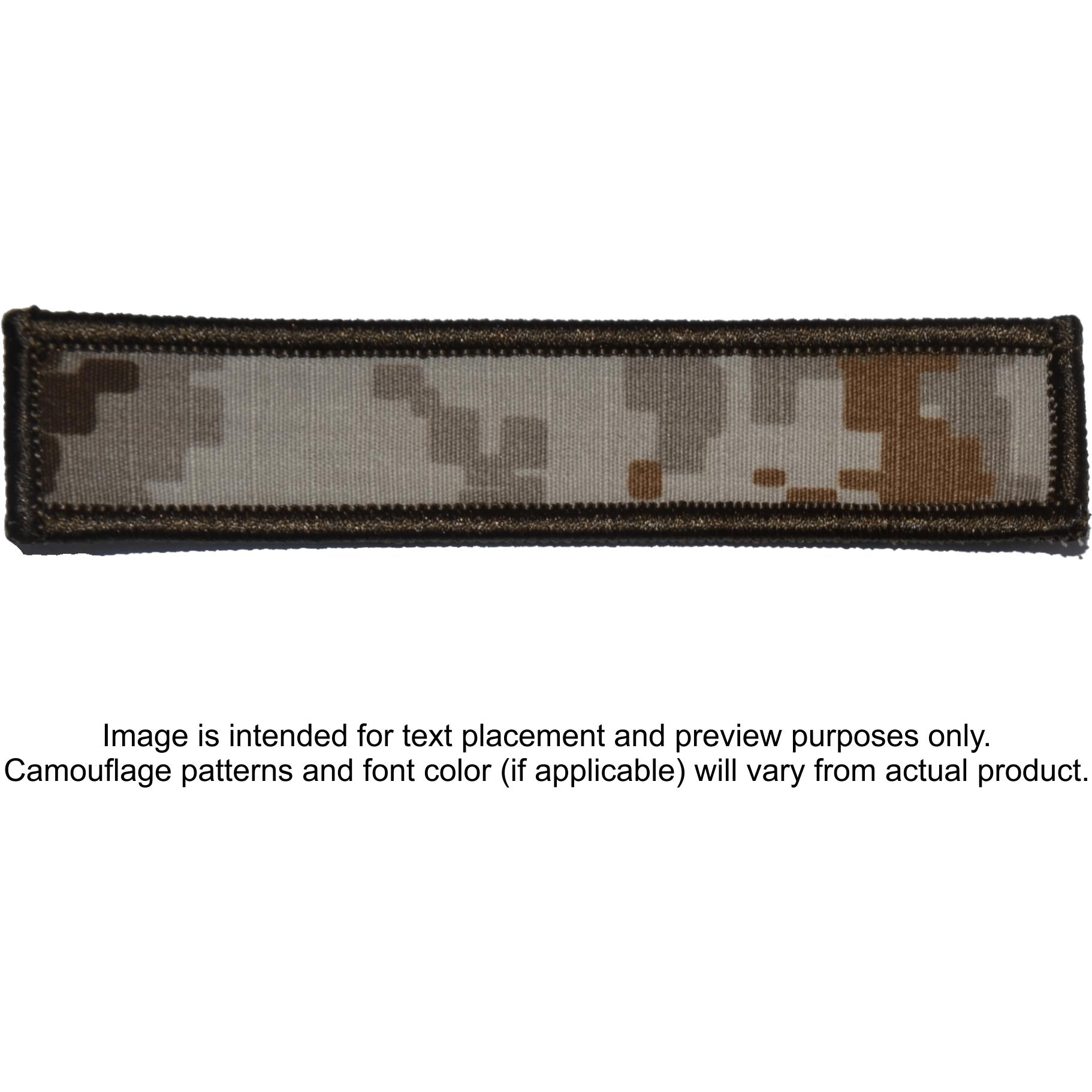 Tactical Gear Junkie Patches MARPAT Desert Custom Text Patch - 1x5