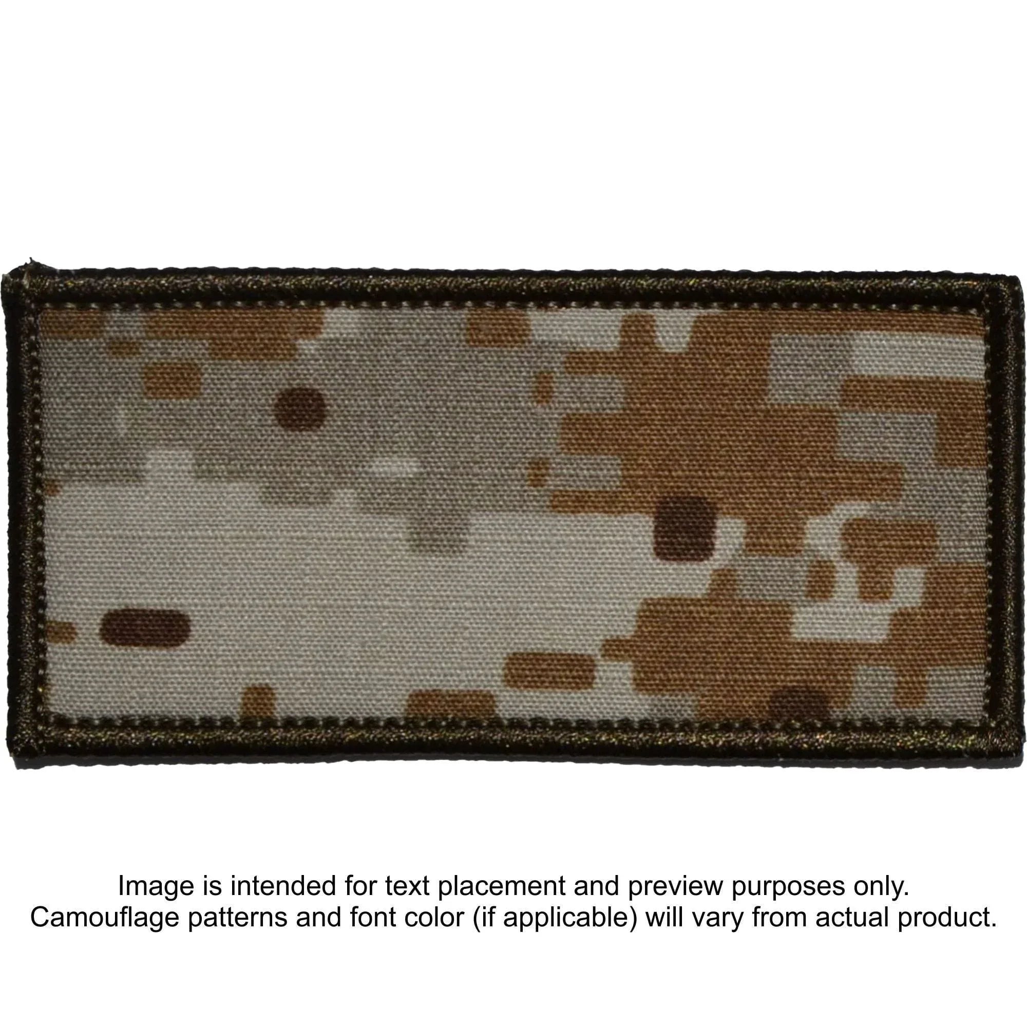 Tactical Gear Junkie Patches MARPAT Desert Custom Plate Carrier Text Patch - 4x8