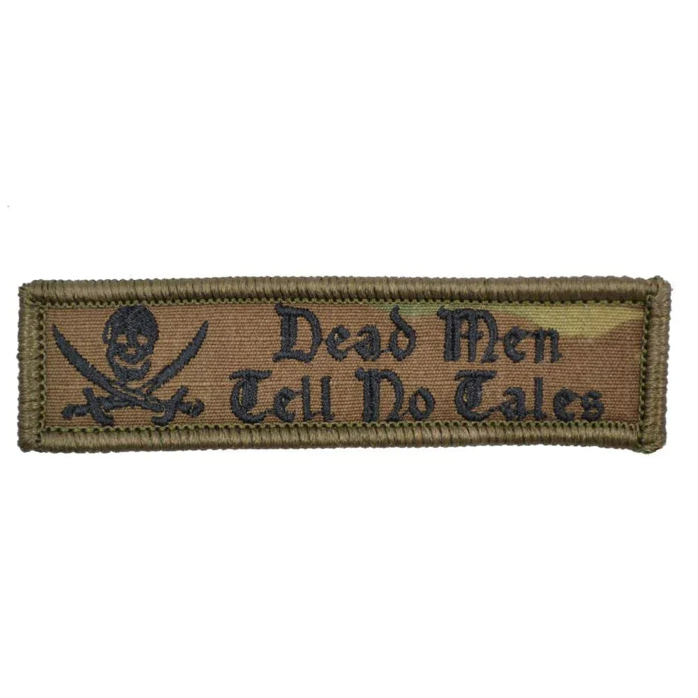 Tactical Gear Junkie Patches Multicam Dead Men Tell No Tales - Version 2.0 - 1x3.75 Patch
