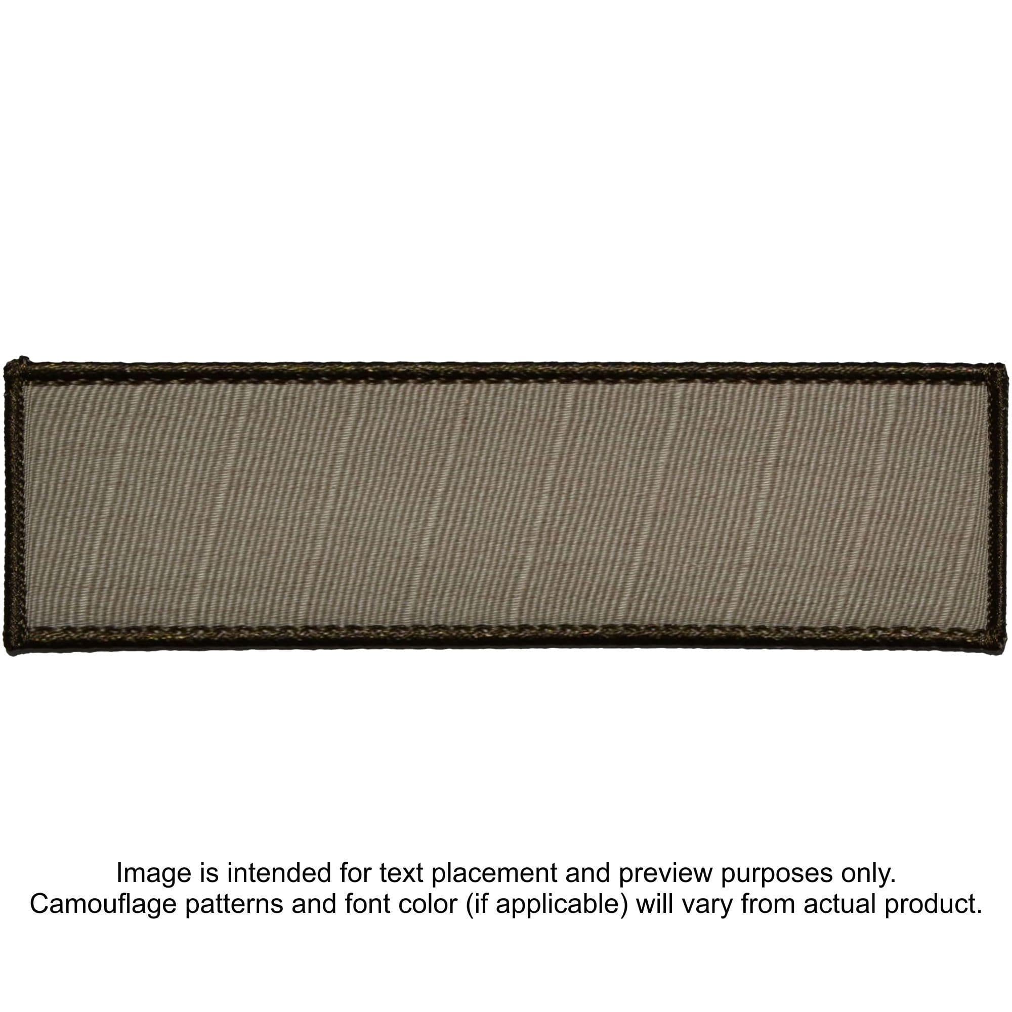 Tactical Gear Junkie Patches Desert Sand Custom Plate Carrier Text Patch - 3x10