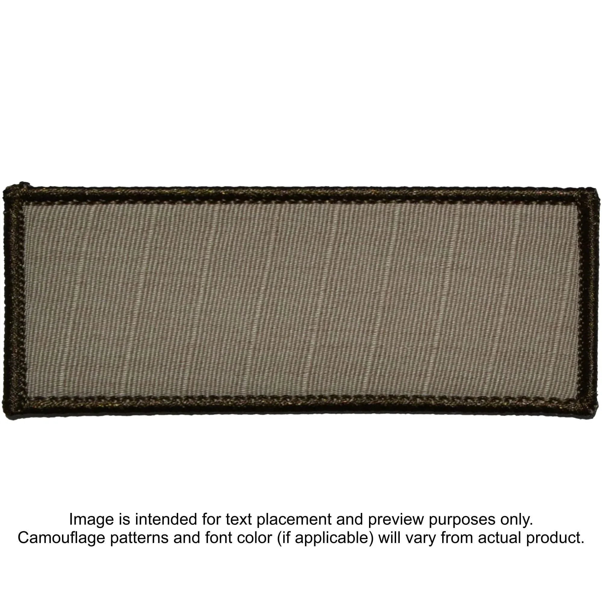 Tactical Gear Junkie Patches Desert Sand Custom Plate Carrier Text Patch - 4x10