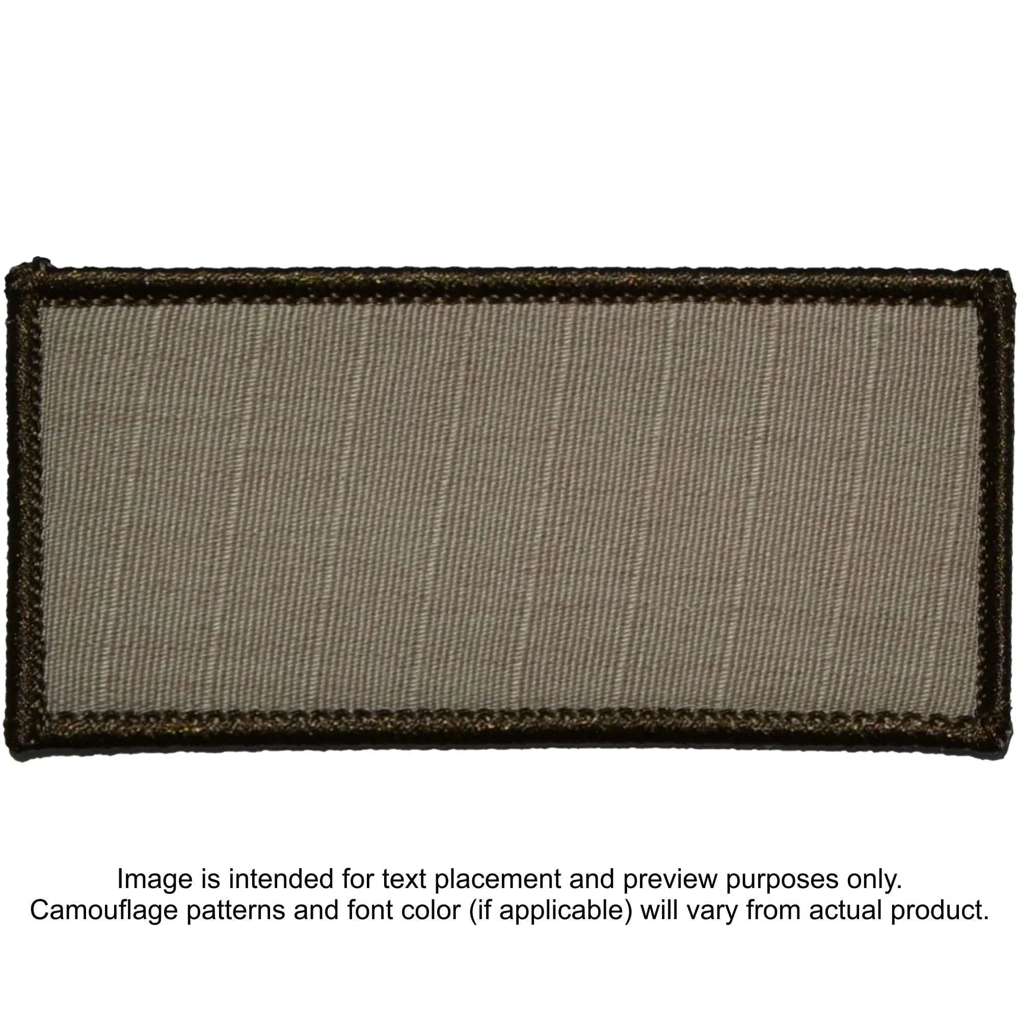 Tactical Gear Junkie Patches Desert Sand Custom Plate Carrier Text Patch - 3x6