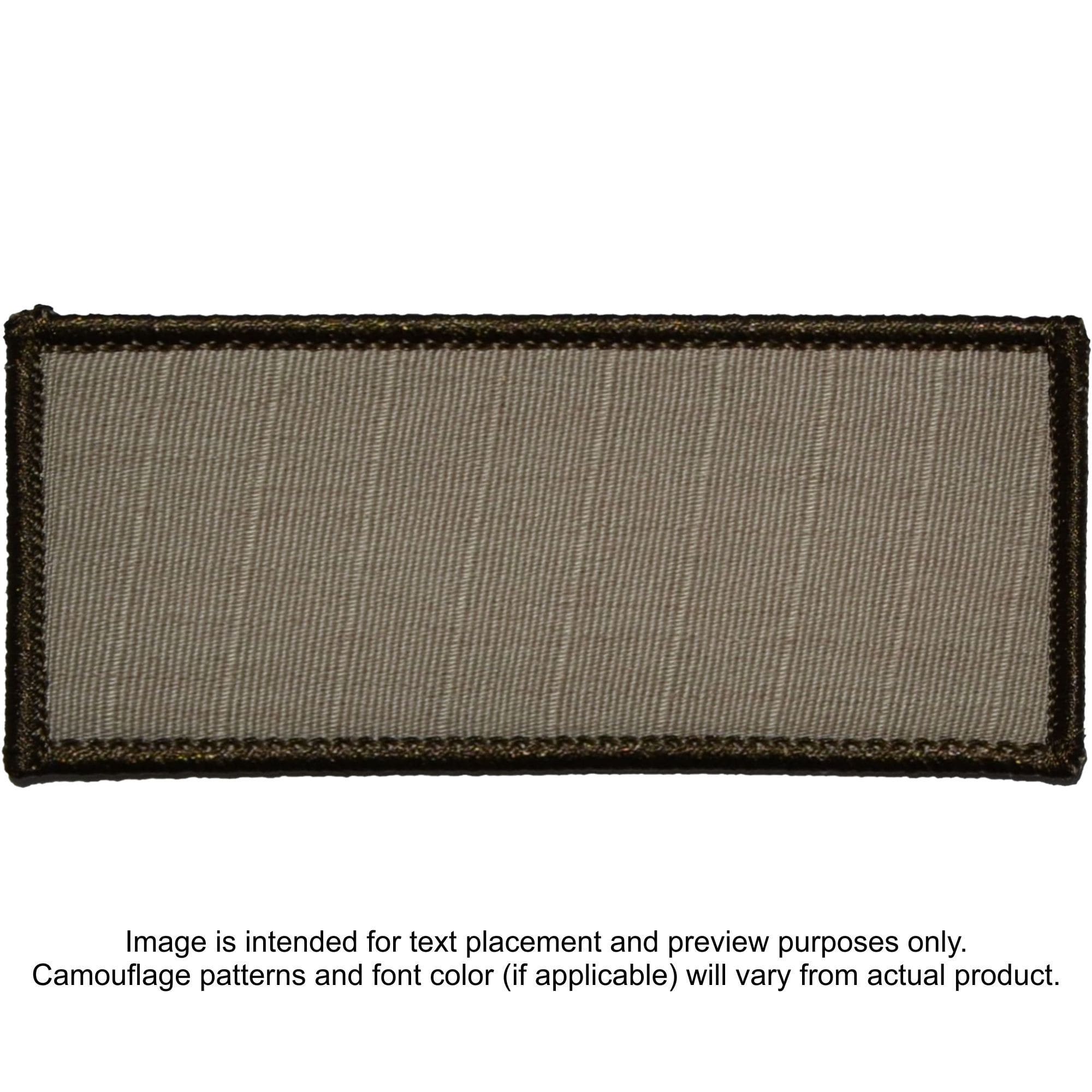 Tactical Gear Junkie Patches Desert Sand Custom Plate Carrier Text Patch - 4x9