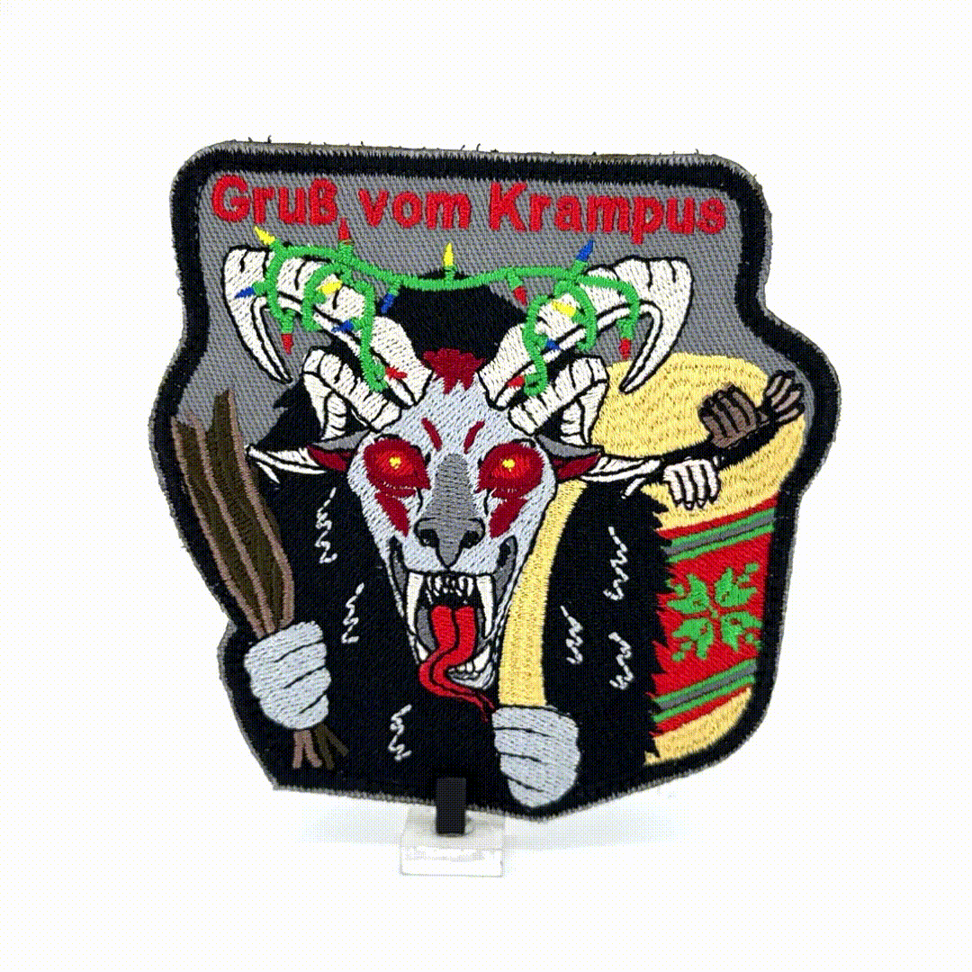 Tactical Gear Junkie Patches December 2022 POTM - Krampus Patch