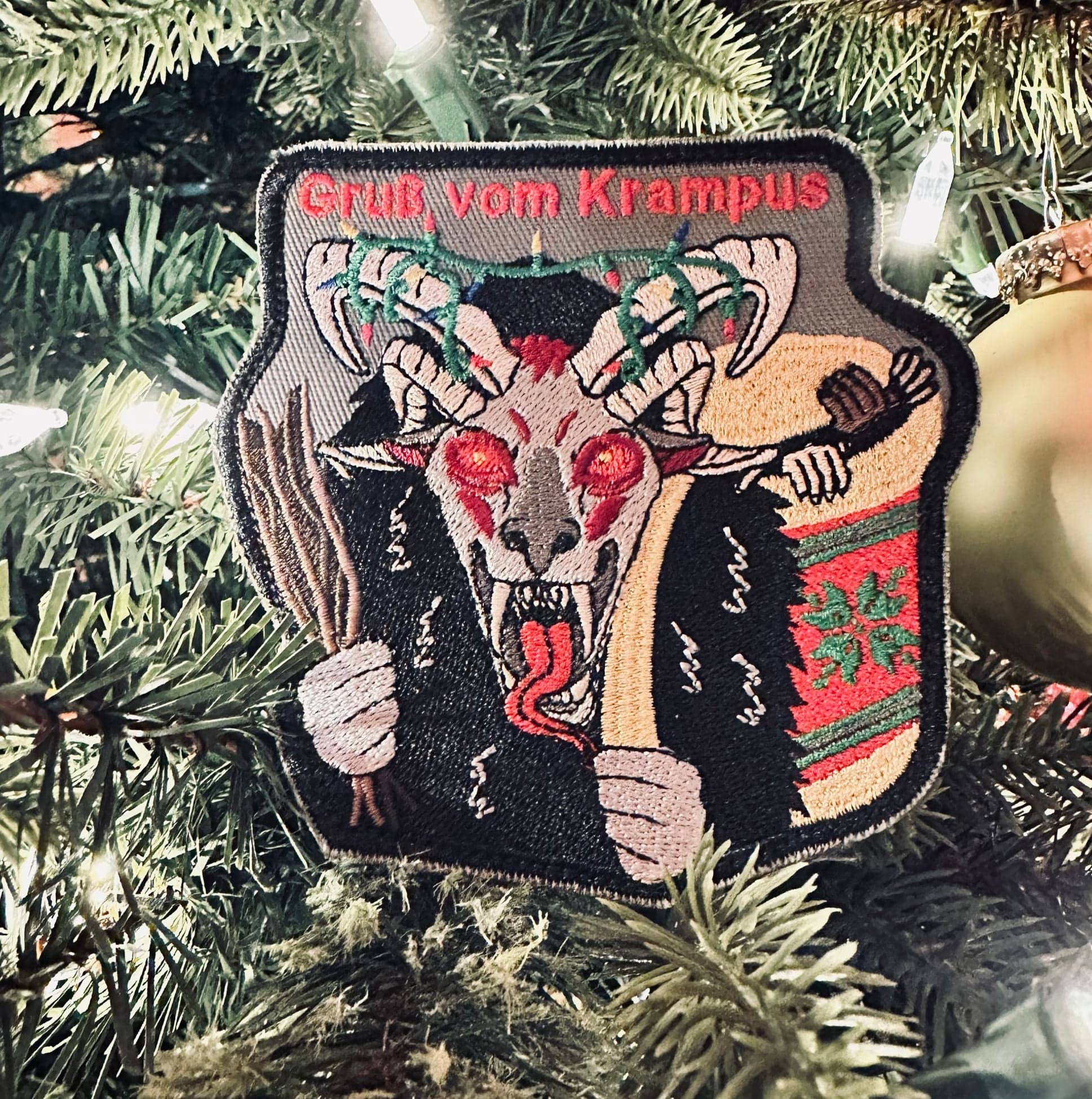 Tactical Gear Junkie Patches December 2022 POTM - Krampus Patch