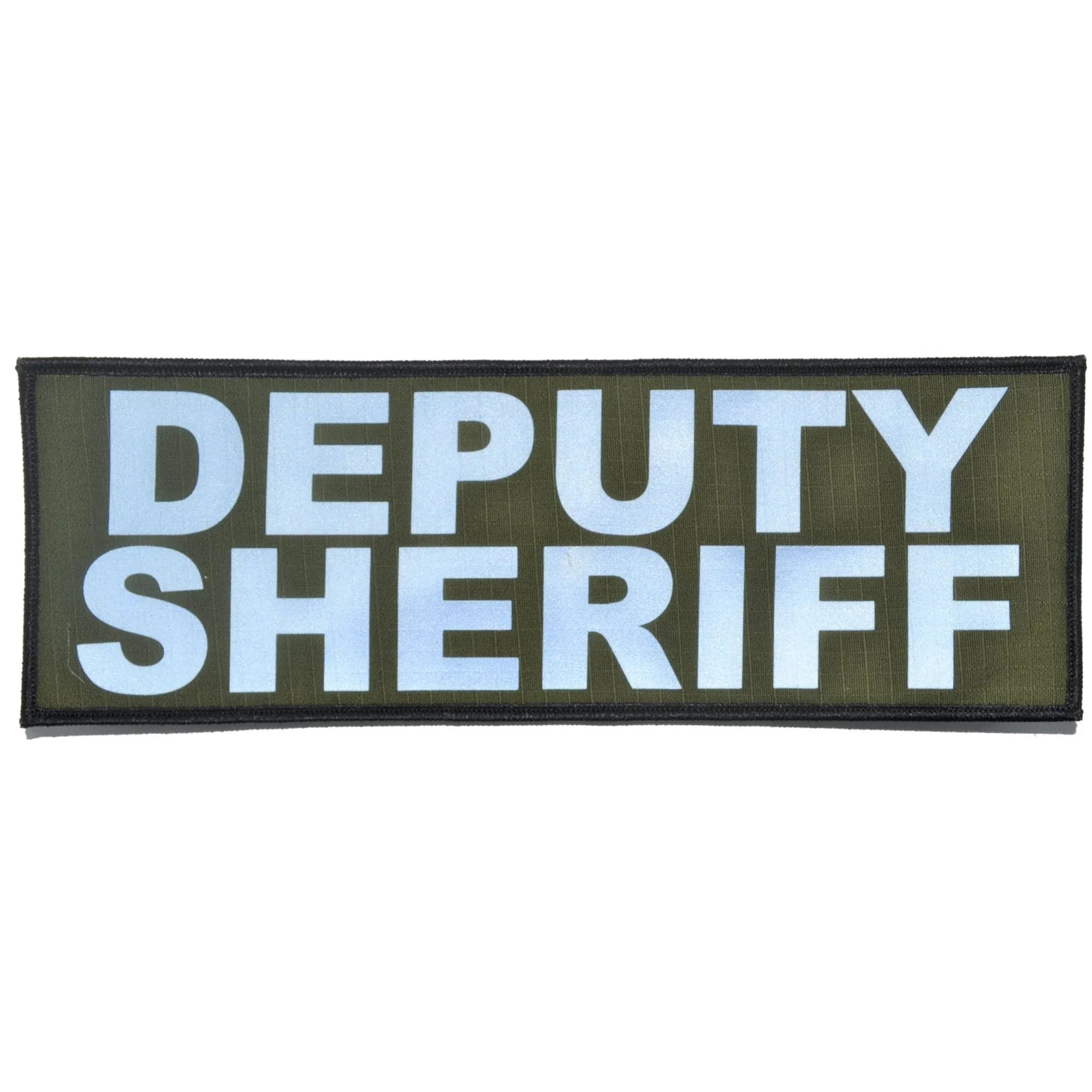 Tactical Gear Junkie Patches Olive Drab Deputy Sheriff Reflective - 3x9 Patch