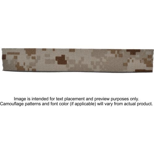 Tactical Gear Junkie Name Tapes Single Custom Name Tape - SEW ON - Desert Marpat