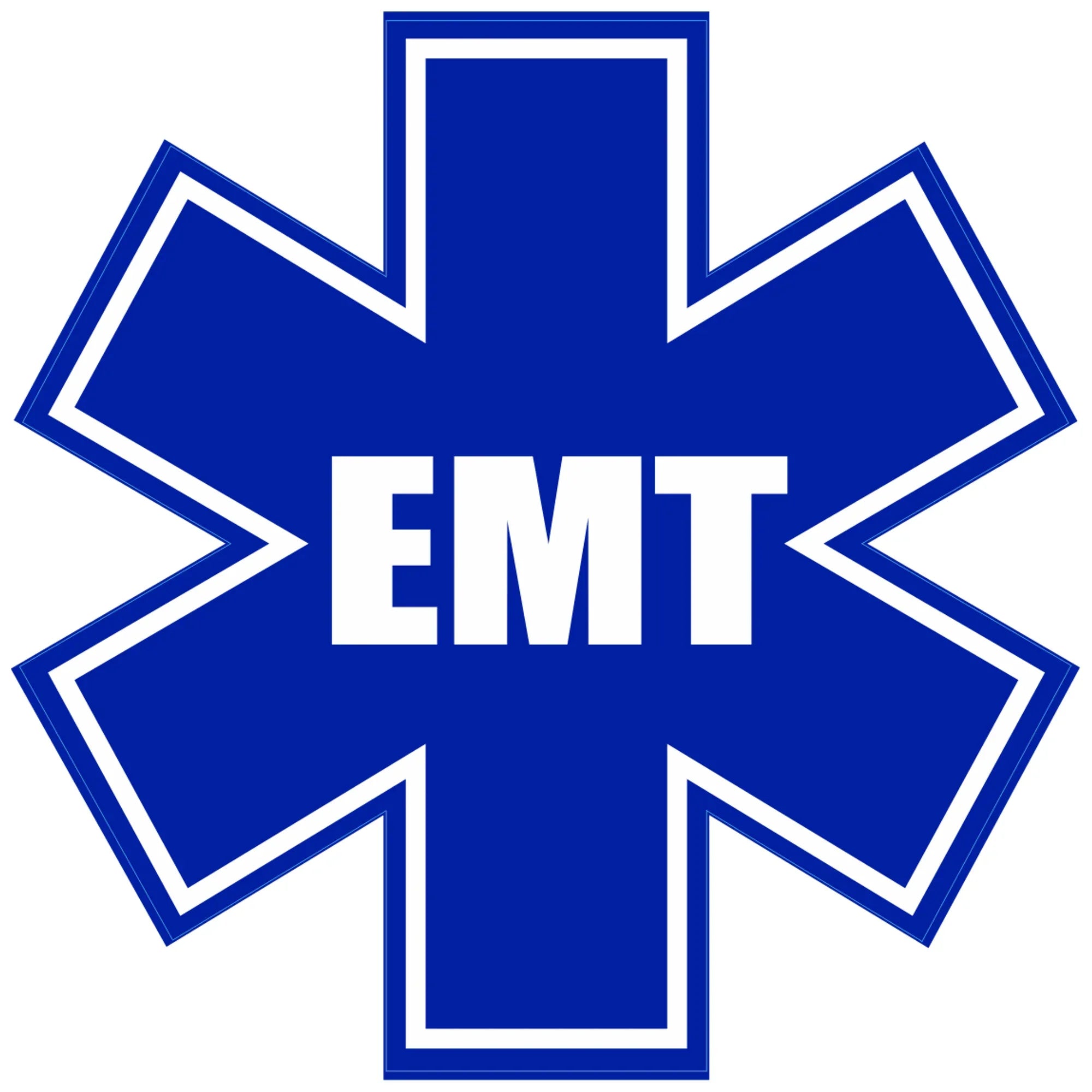 Tactical Gear Junkie Stickers Star Of Life EMT - 4 inch Sticker