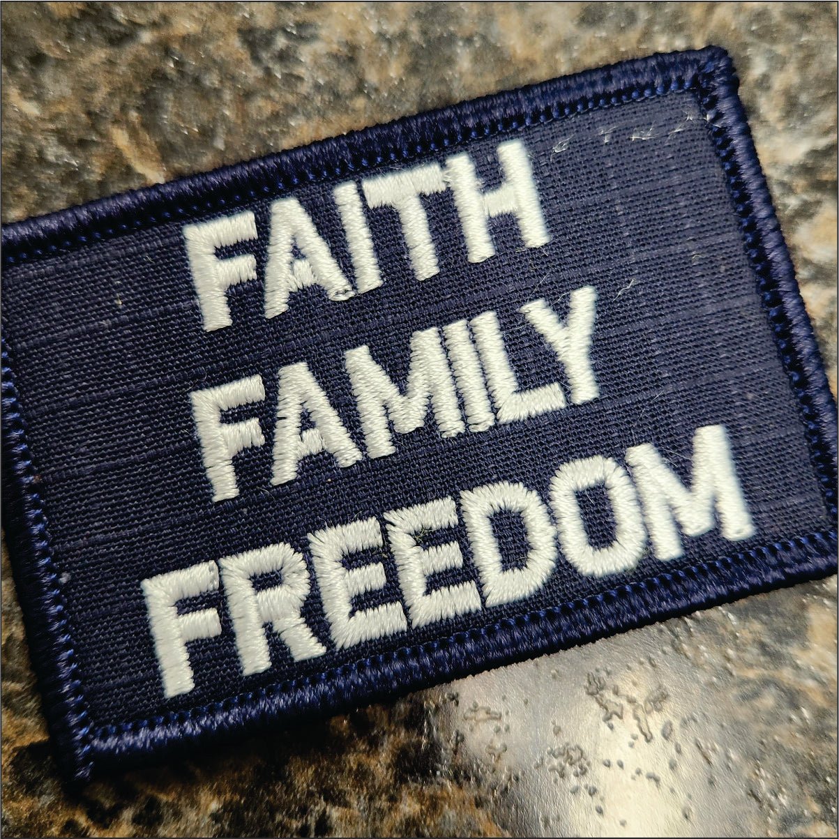 Custom Text Patch - 2x3 - Easily Create your own patches! Add your text, choose the colors and done!