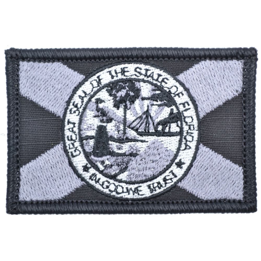 Tactical Gear Junkie Patches Black Florida State Flag - 2x3 Patch