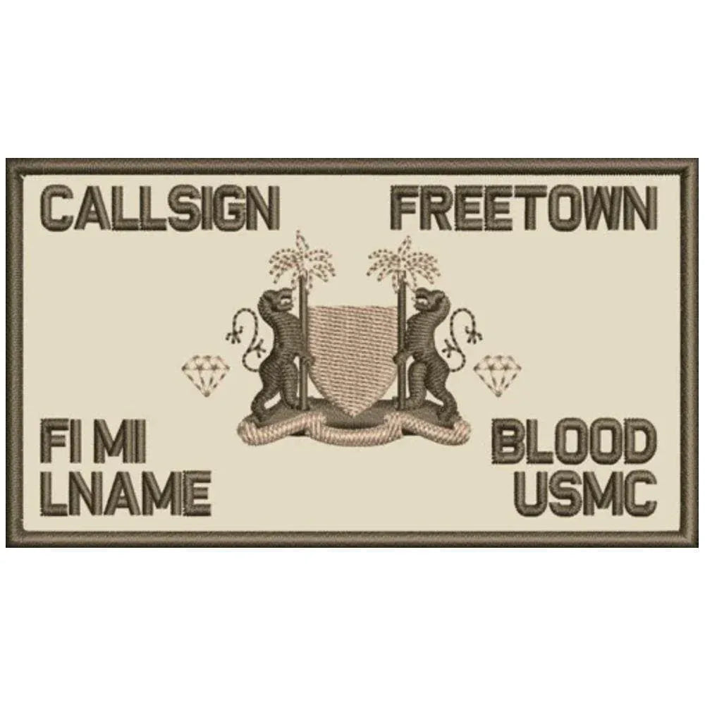Kentucky Emblem Insignia Freetown USMC Flak Patch - Authorized Purchase Only