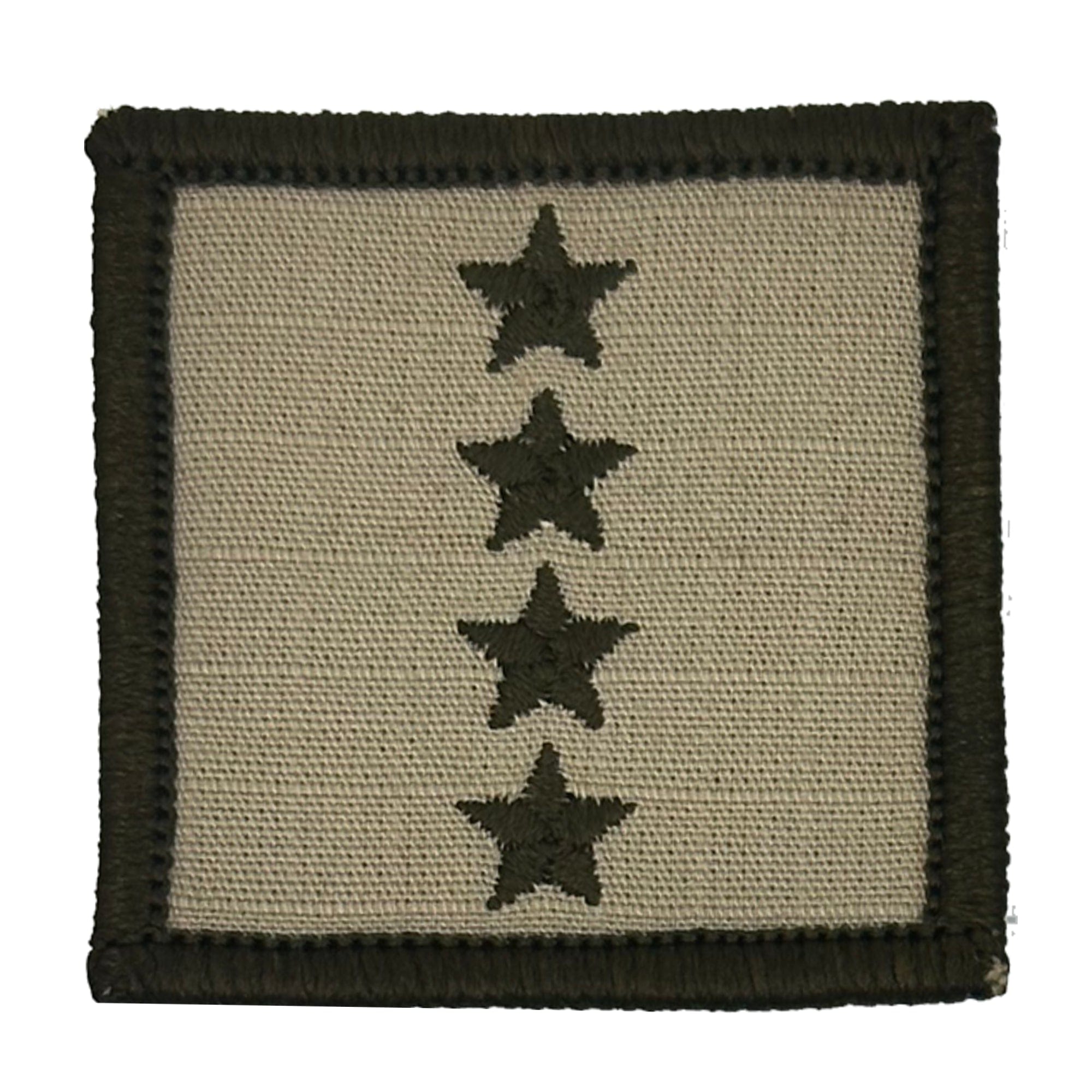 Tactical Gear Junkie Patches Desert Sand / General USMC Rank Insignia - 2x2 Patch