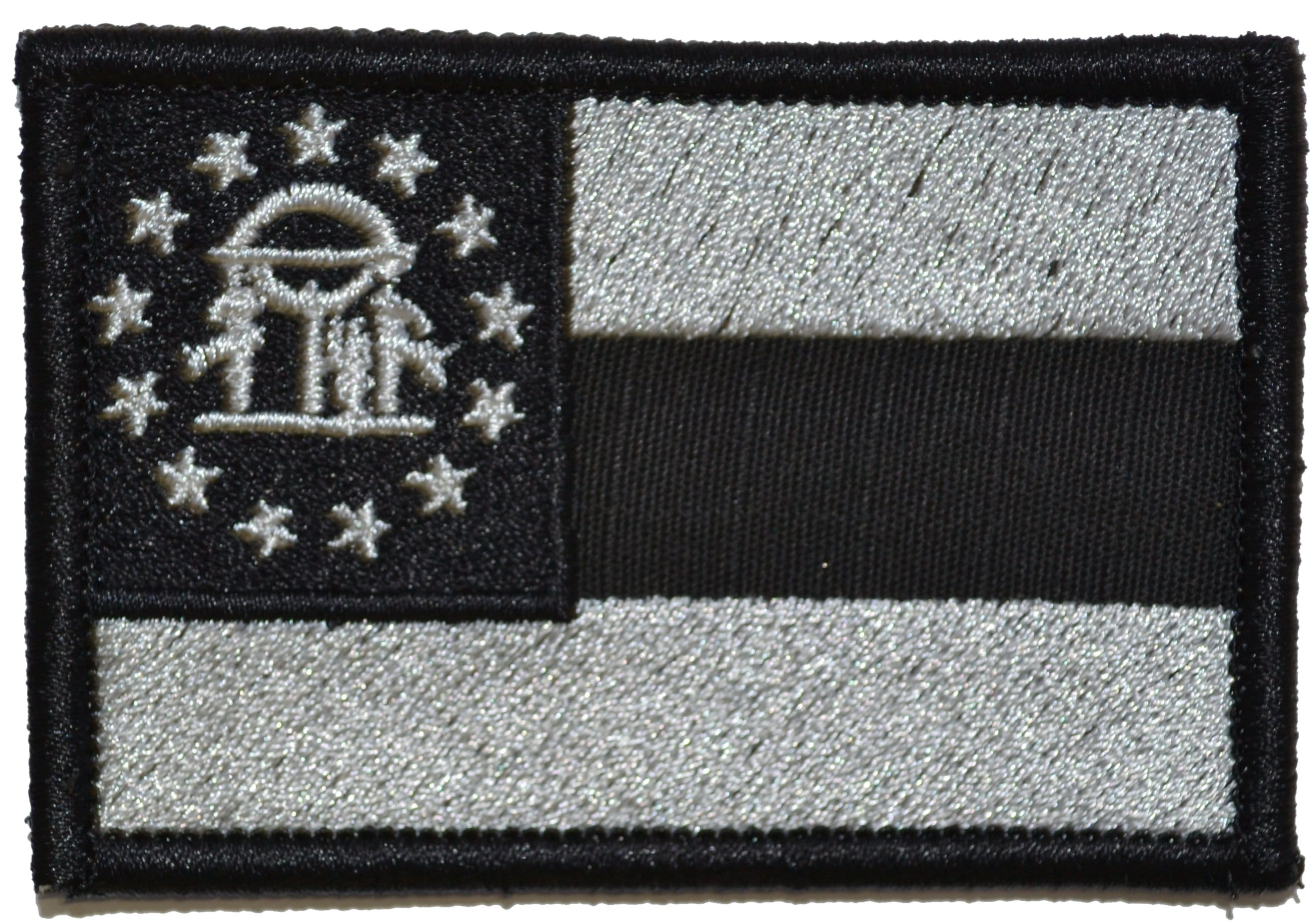 Tactical Gear Junkie Patches Black Georgia State Flag - 2x3 Patch