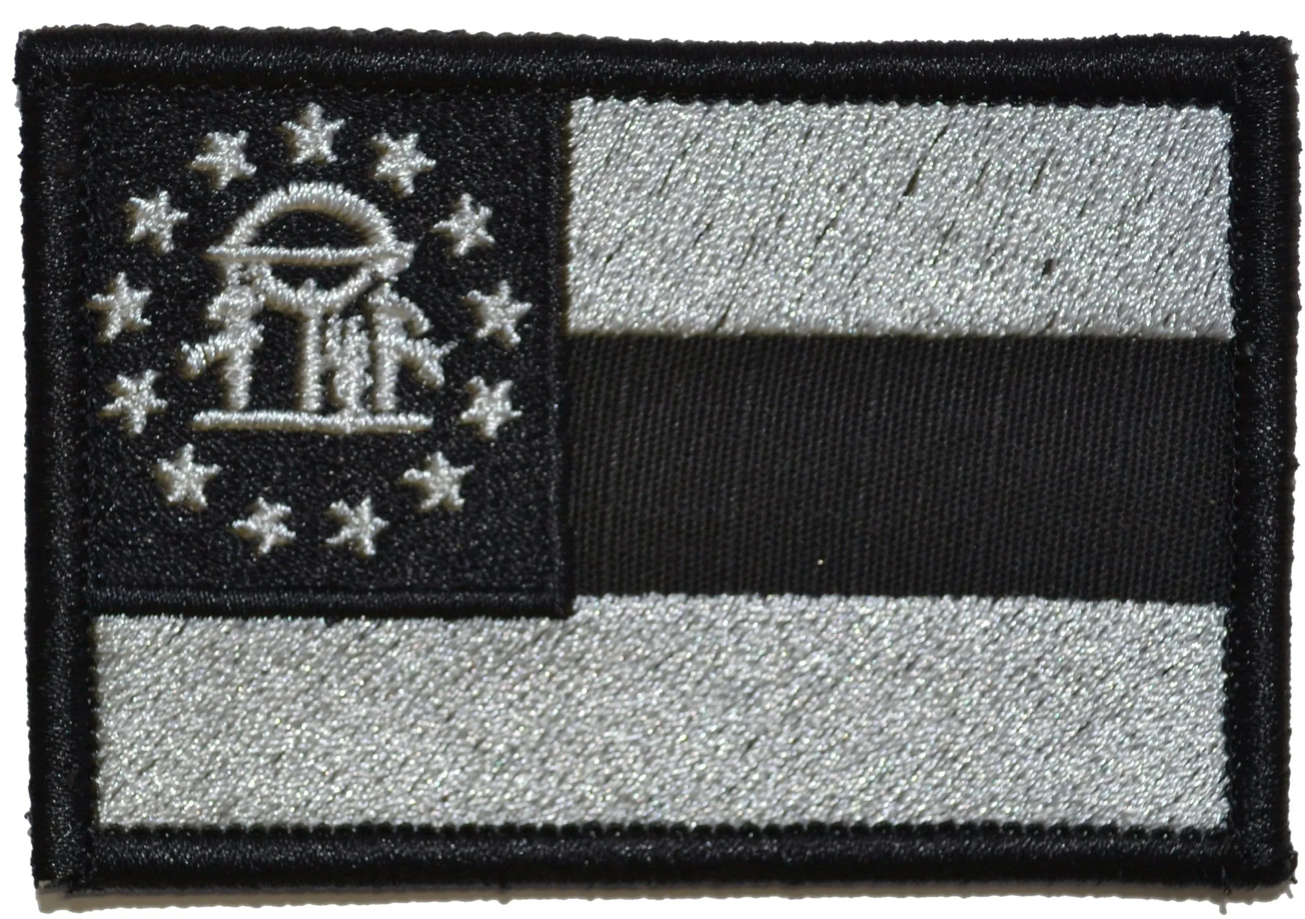 Tactical Gear Junkie Patches Black Georgia State Flag - 2x3 Patch