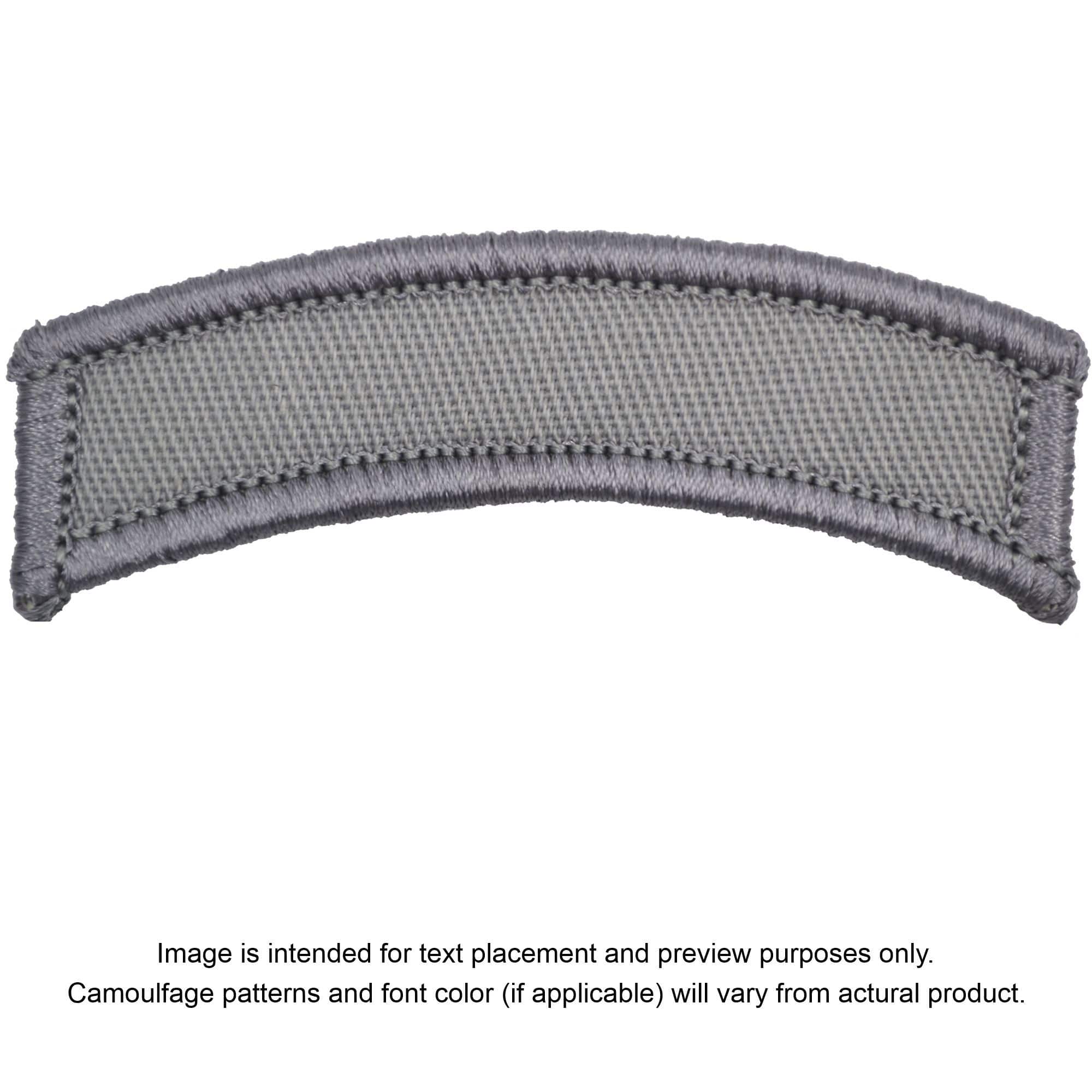 Tactical Gear Junkie Patches Gray Custom Text Patch - Tab