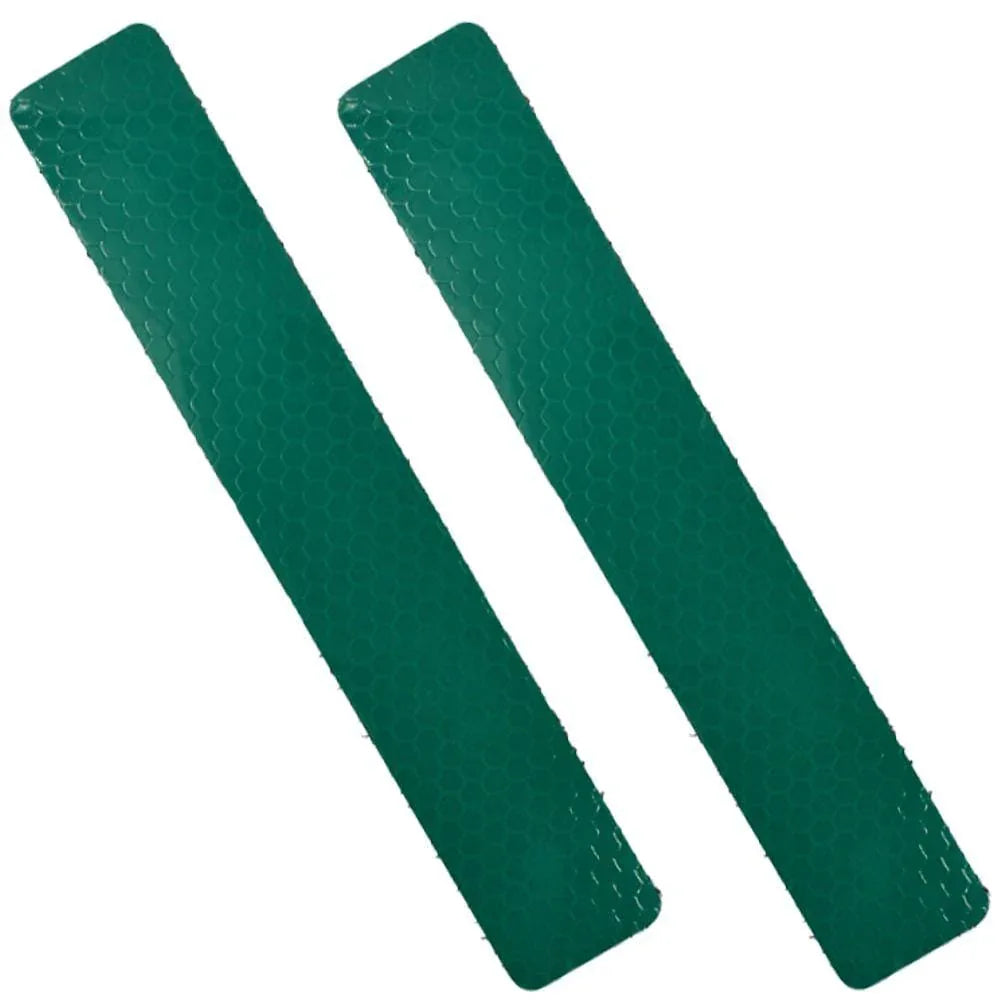 Tactical Gear Junkie Patches Green Honeycomb Reflective Reflective Strip for MOLLE Webbing Gear- 1x6 Patch - Two Pack