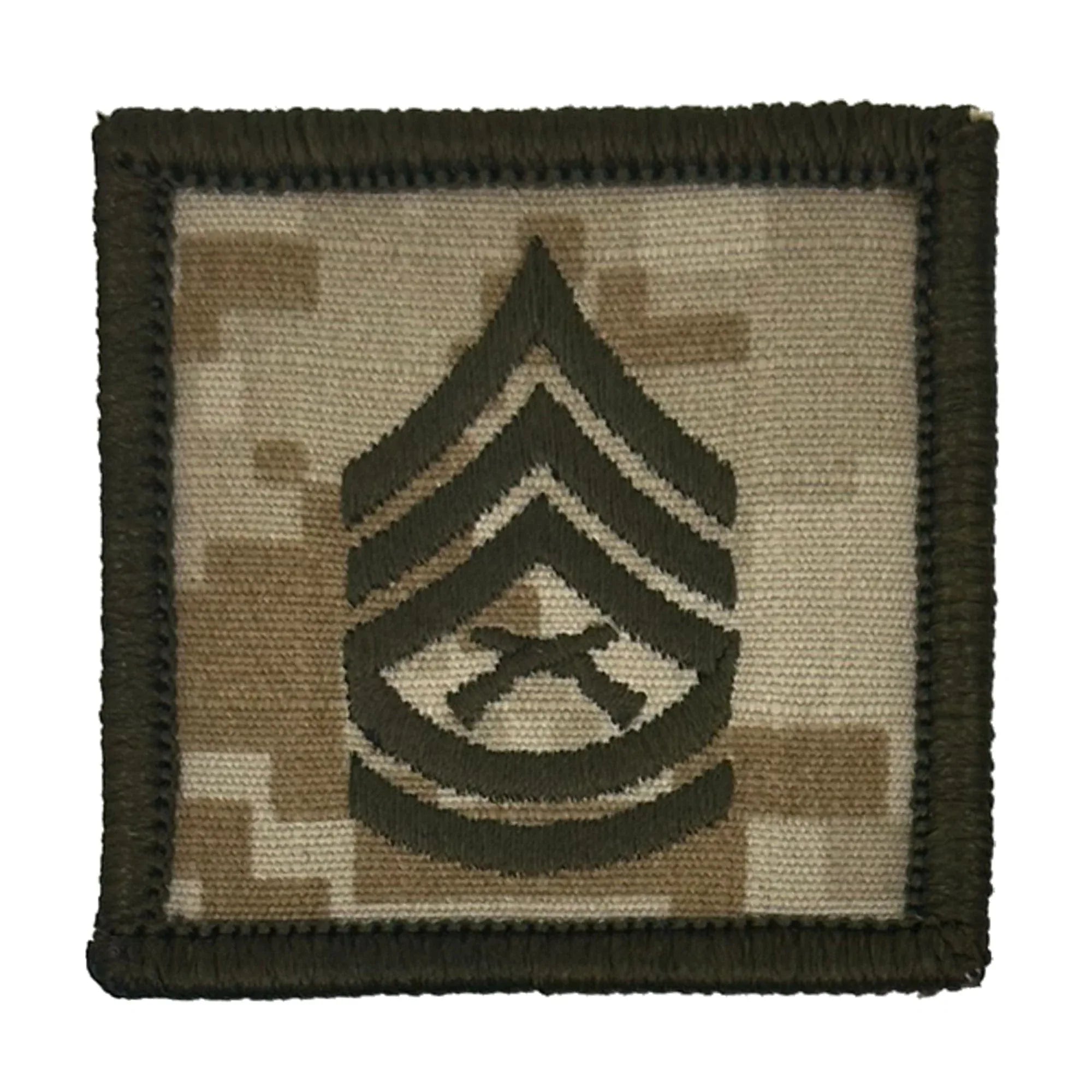 Tactical Gear Junkie Patches MARPAT Desert / Gunnery Sergeant USMC Rank Insignia - 2x2 Patch