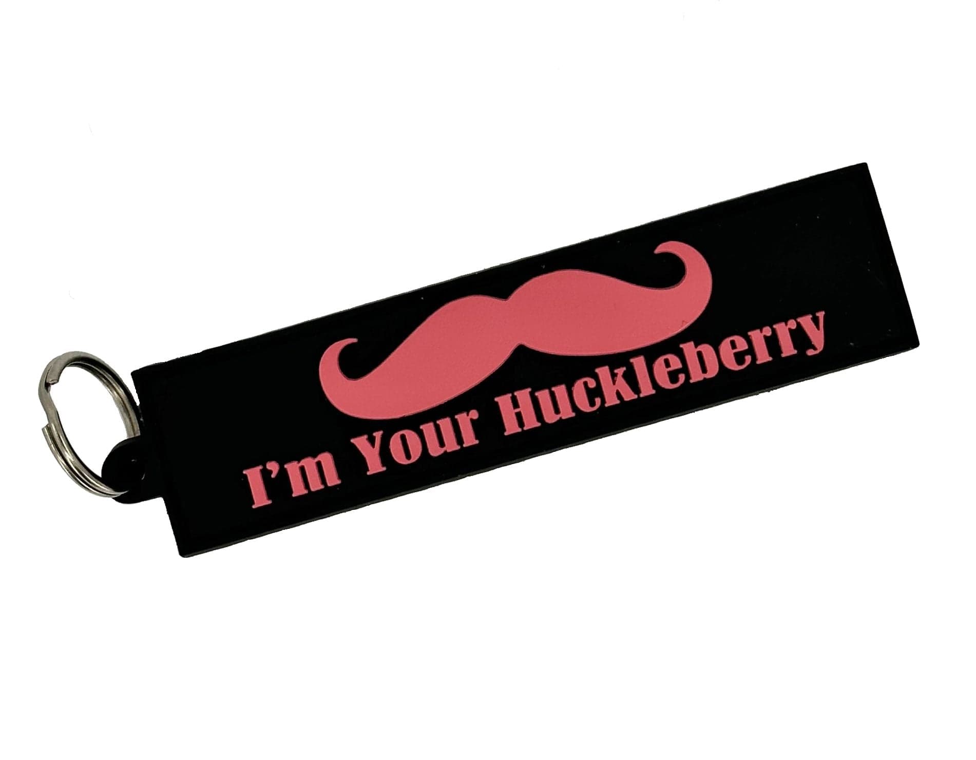 Tactical Gear Junkie Patches Black w/Pink I'm Your Huckleberry - American Made - PVC Patch/Keychain