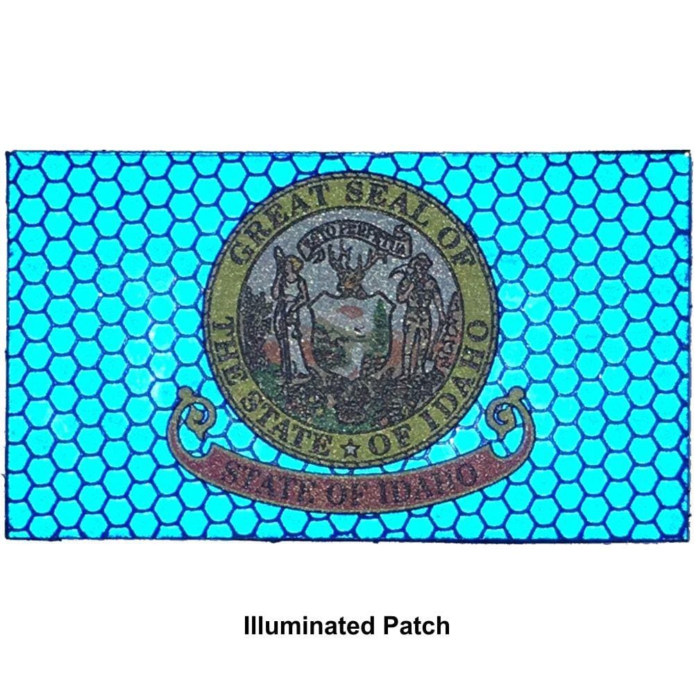 Tactical Gear Junkie Patches Reflective Idaho State Flag - 2x3.5 Patch