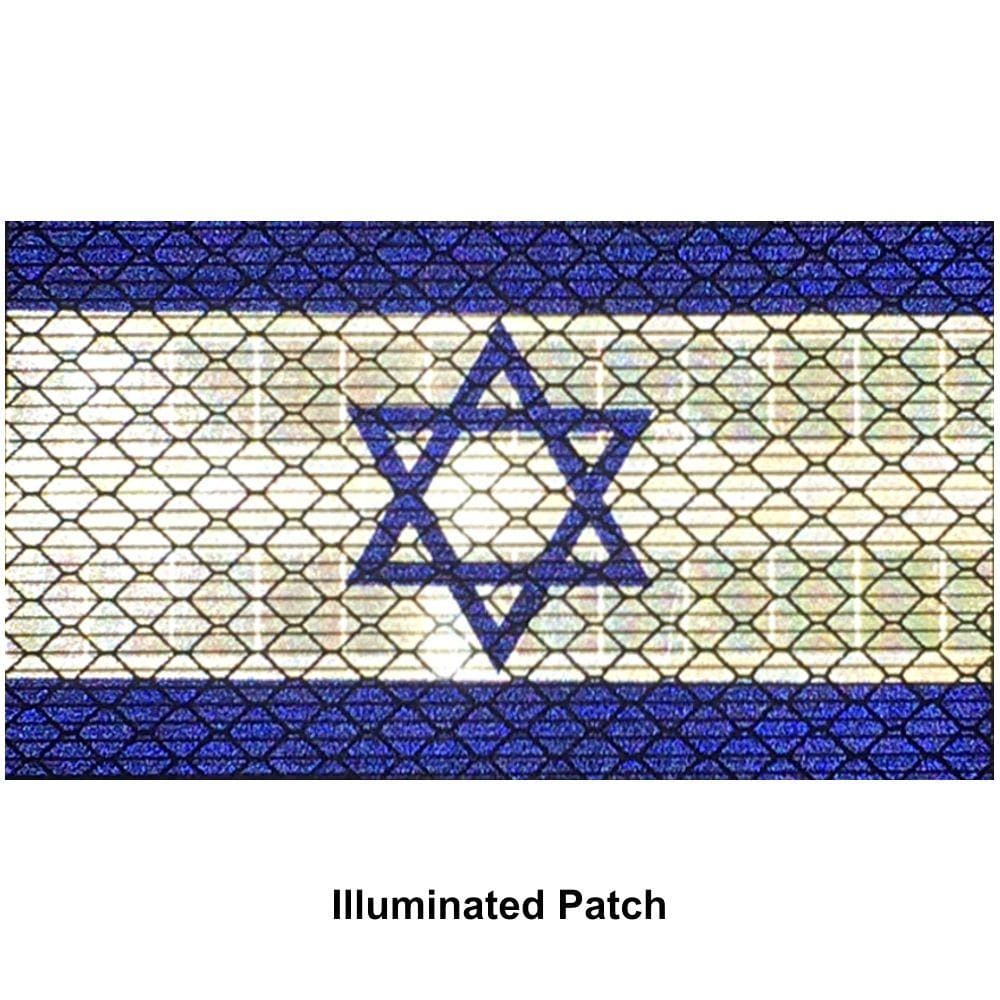 Tactical Gear Junkie Patches Reflective Israel Flag - 2x3.5 Patch
