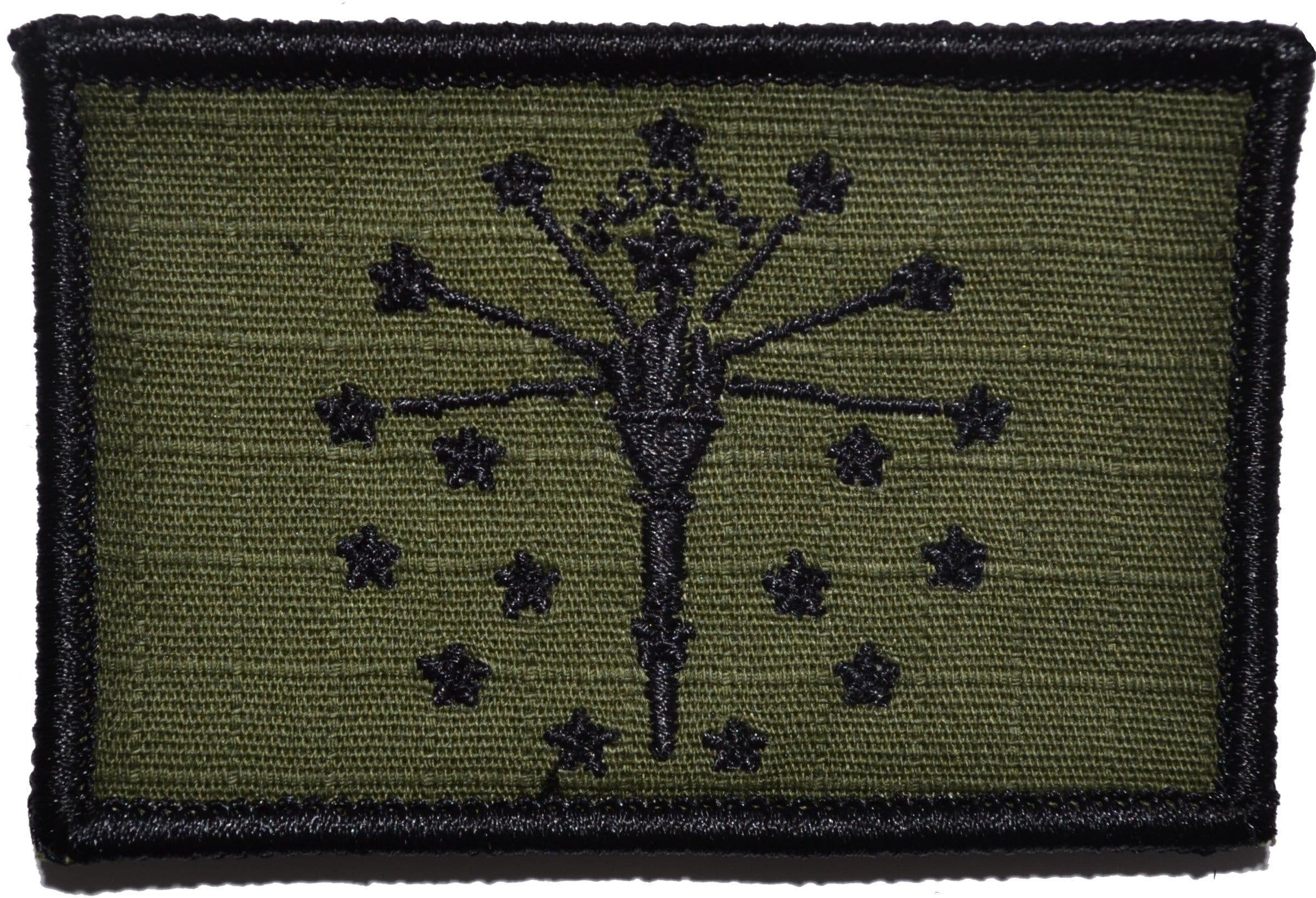 Tactical Gear Junkie Patches Olive Drab Indiana State Flag - 2x3 Patch