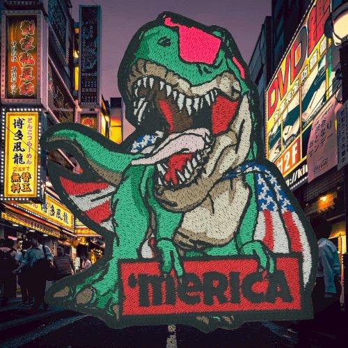 Tactical Gear Junkie Patches June 2023 POTM - 'Merica T-Rex - 4 inch Patch