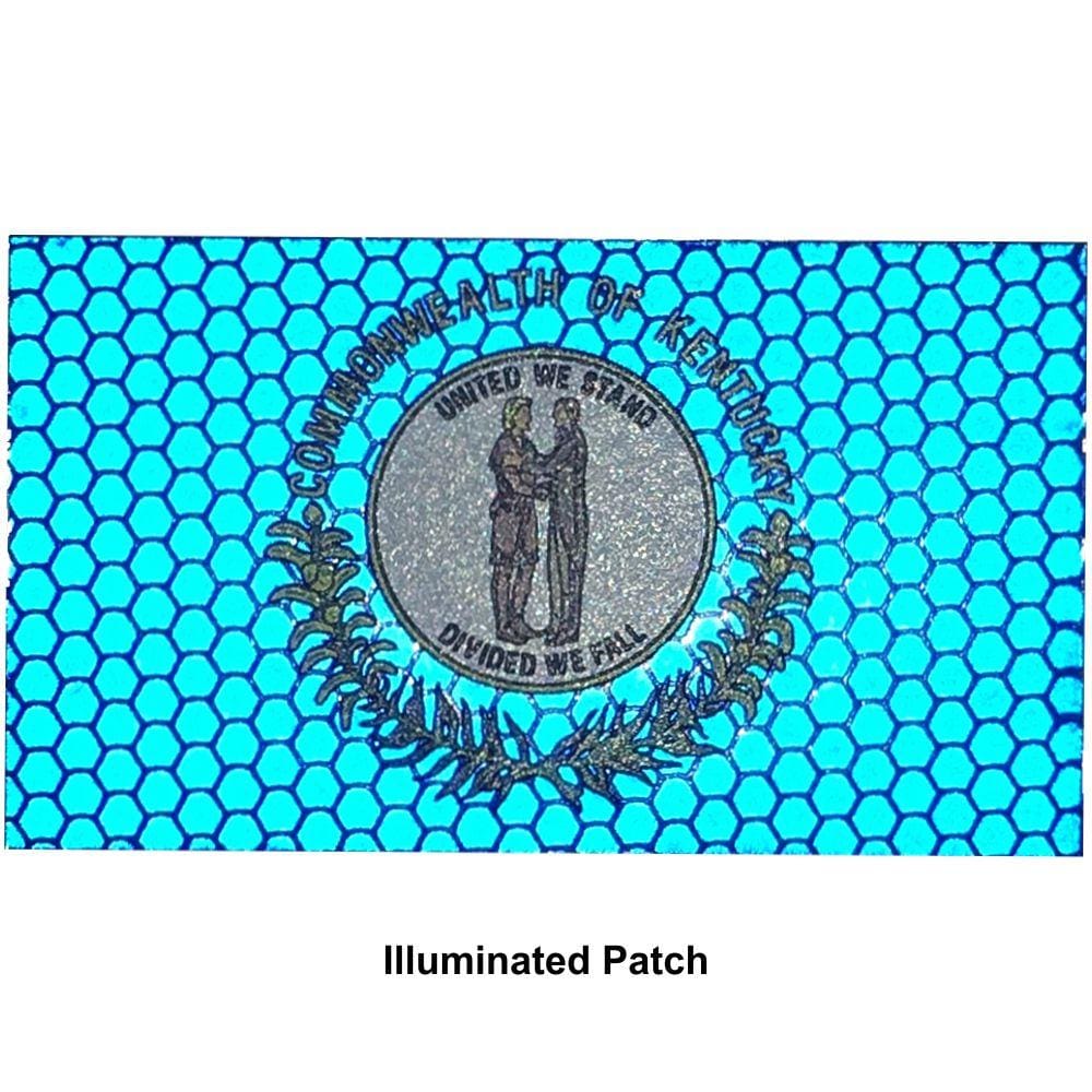 Tactical Gear Junkie Patches Reflective Kentucky State Flag - 2x3.5 Patch