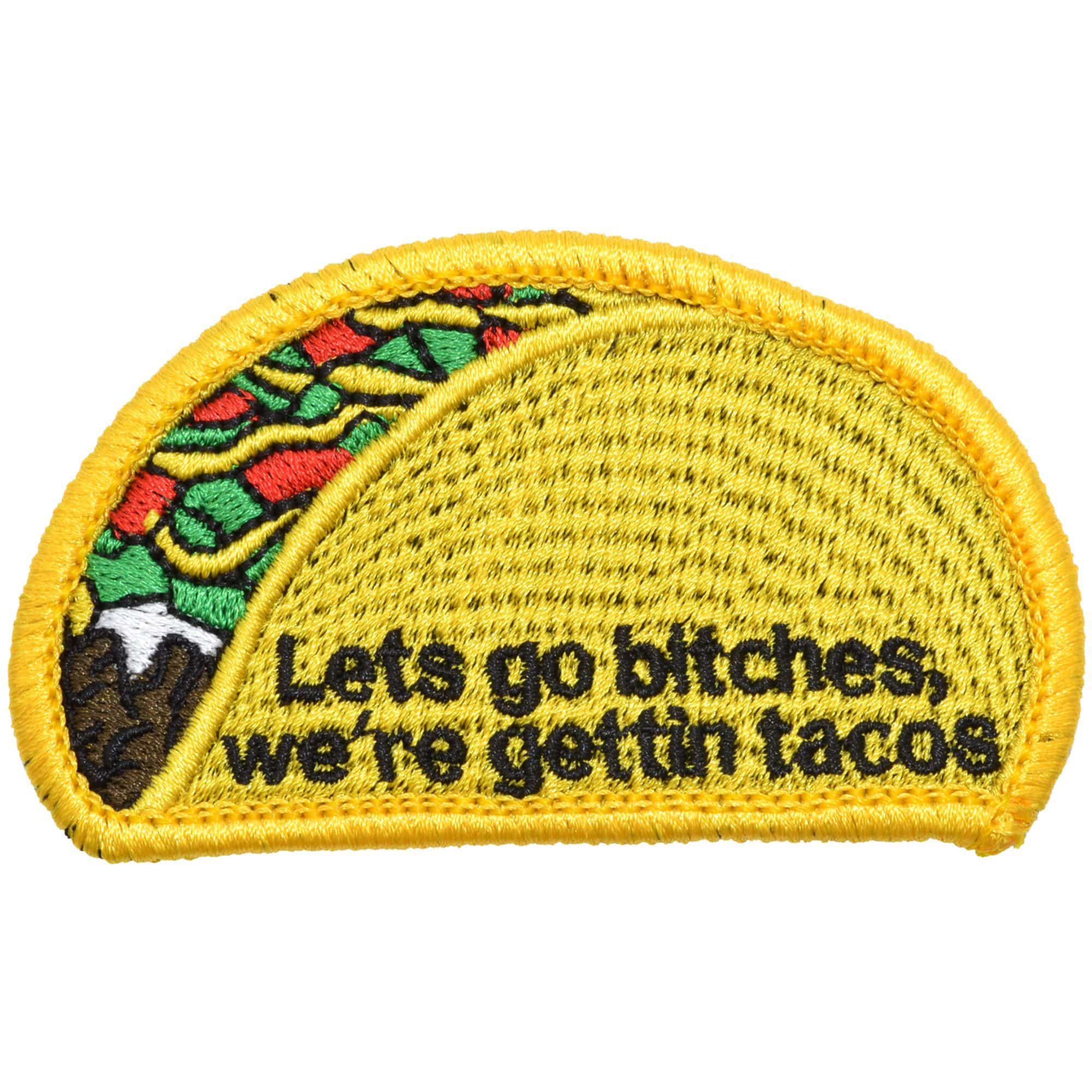 TA/CO TACO Acdc Funny Morale Patch- Hook And Loop Custom Patch 2x3" Made In The Usa