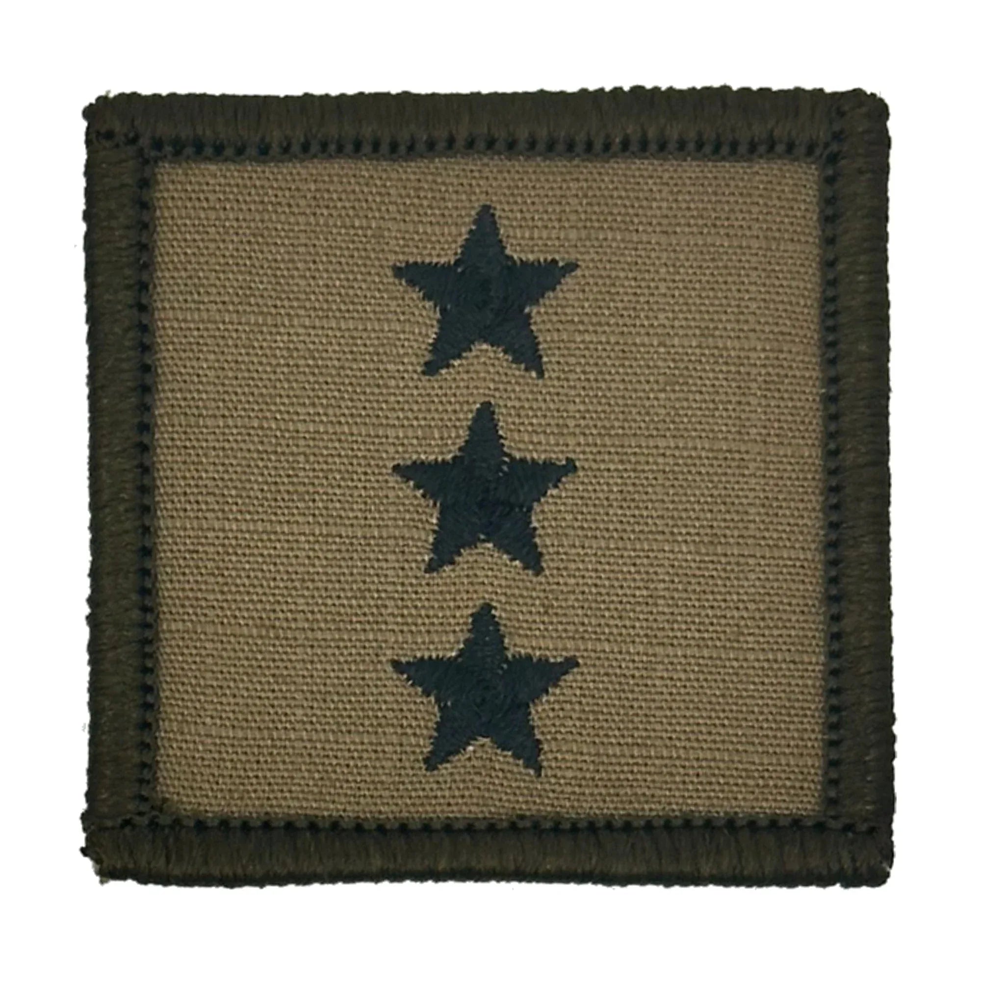 Tactical Gear Junkie Patches Coyote Brown / Lieutenant General USMC Rank Insignia - 2x2 Patch