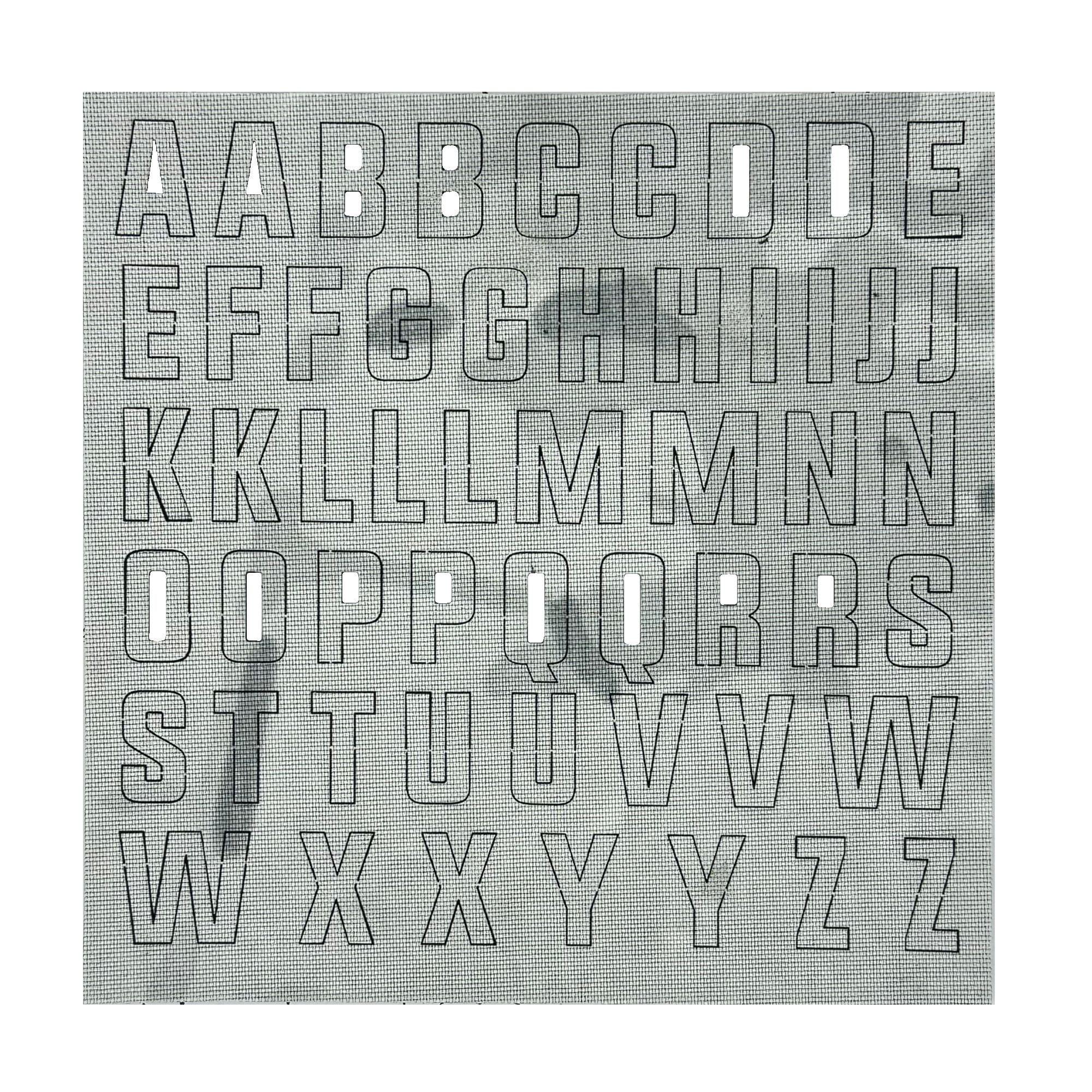 Tactical Gear Junkie Patches MultiCam Alpine CORDURA® Alphabet Letters Patch Pack - CORDURA