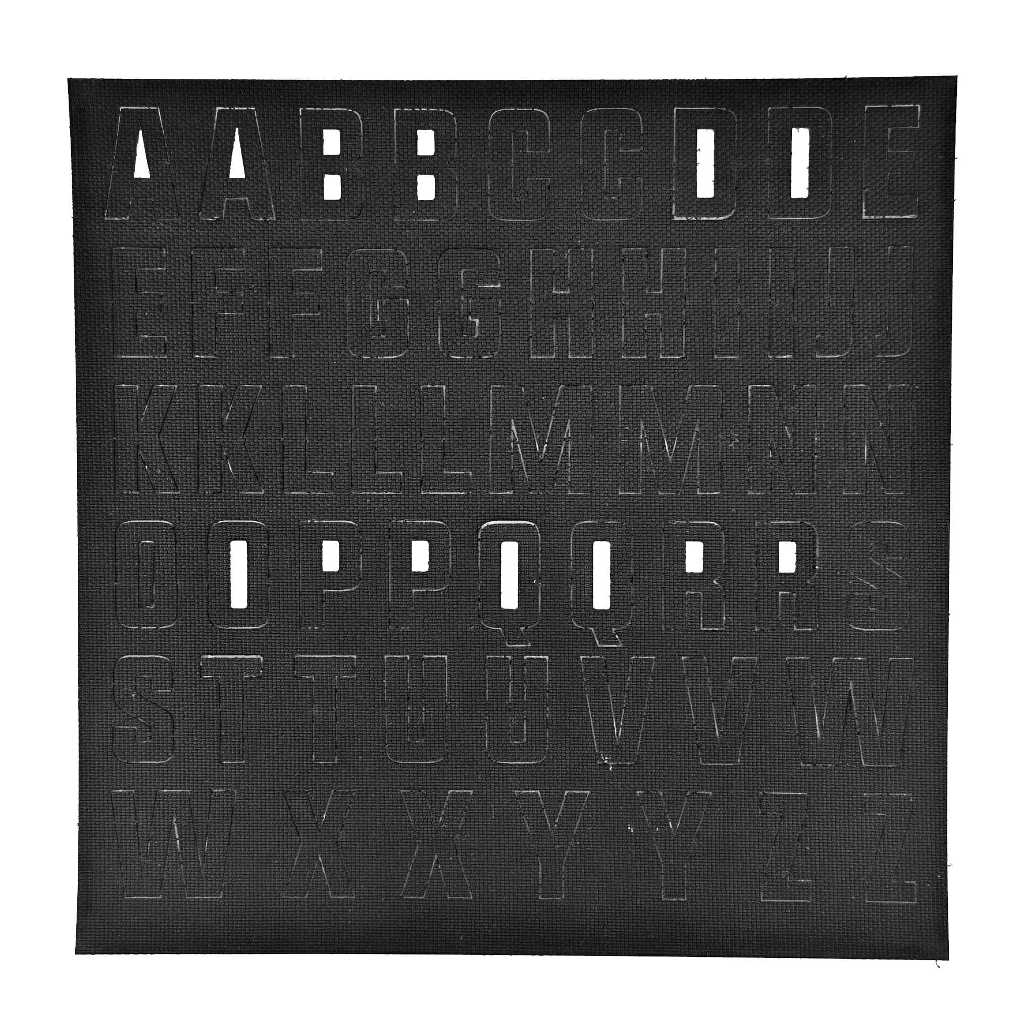 Tactical Gear Junkie Patches Alphabet Letters Patch Pack - CORDURA
