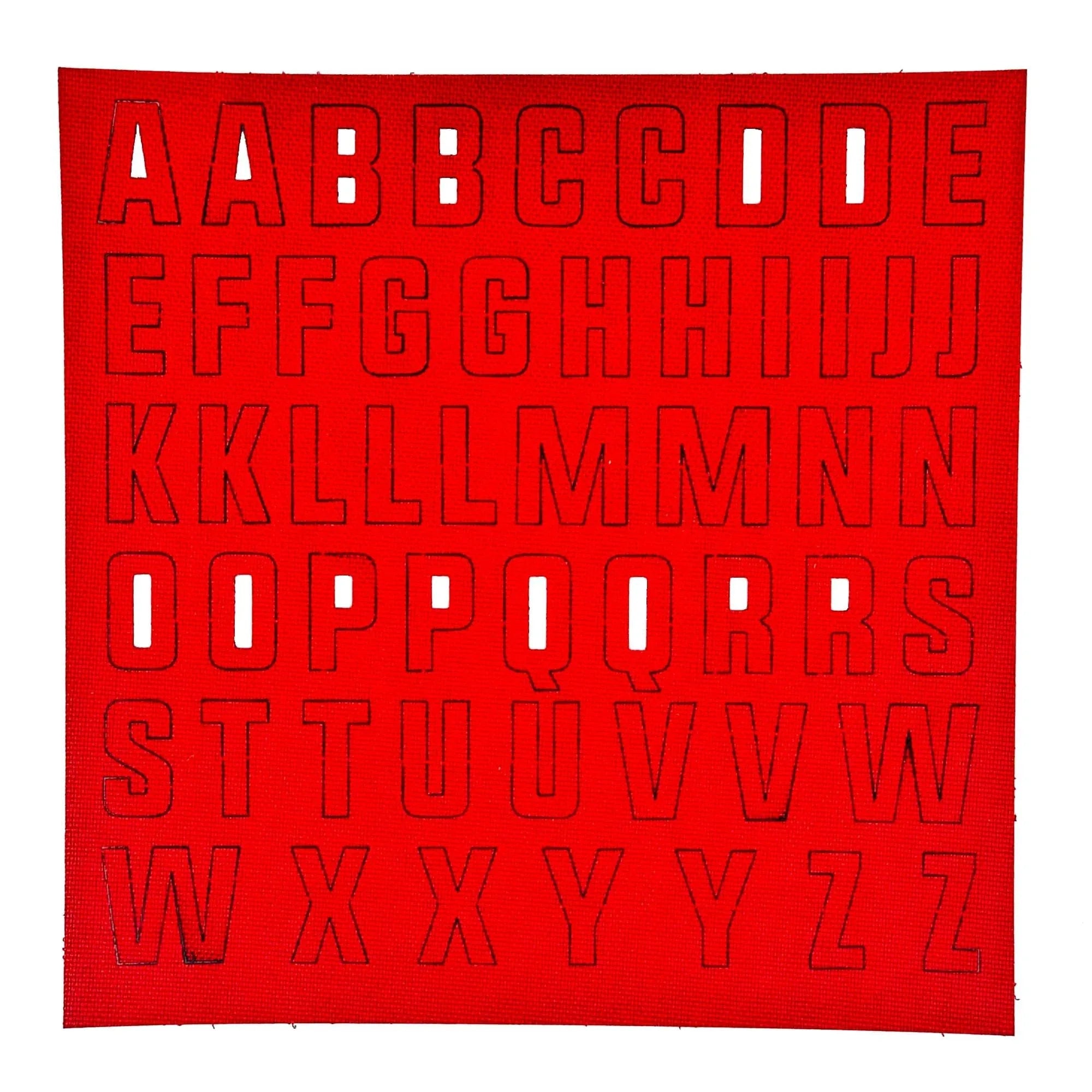 Tactical Gear Junkie Patches Alphabet Letters Patch Pack - CORDURA