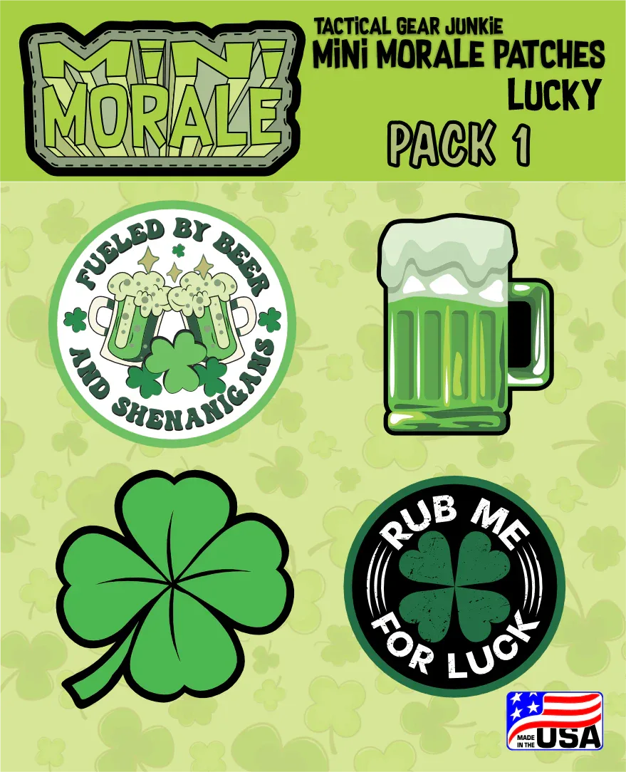 Tactical Gear Junkie Patches Mini Morale - Lucky Pack 1