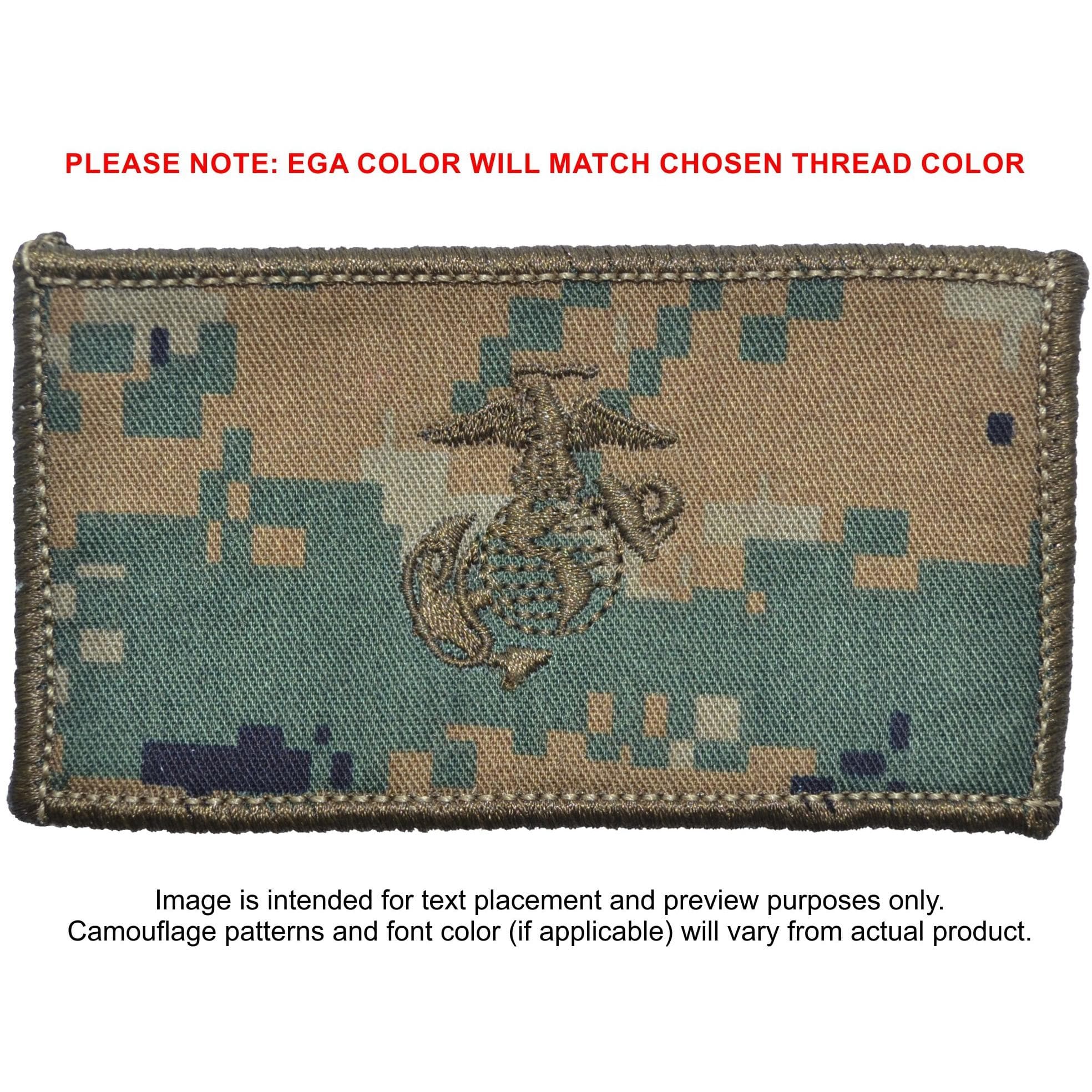 Tactical Gear Junkie Patches MARPAT Woodland USMC Plate Carrier Flak Patch - Eagle Globe and Anchor Graphic (Open Globe)