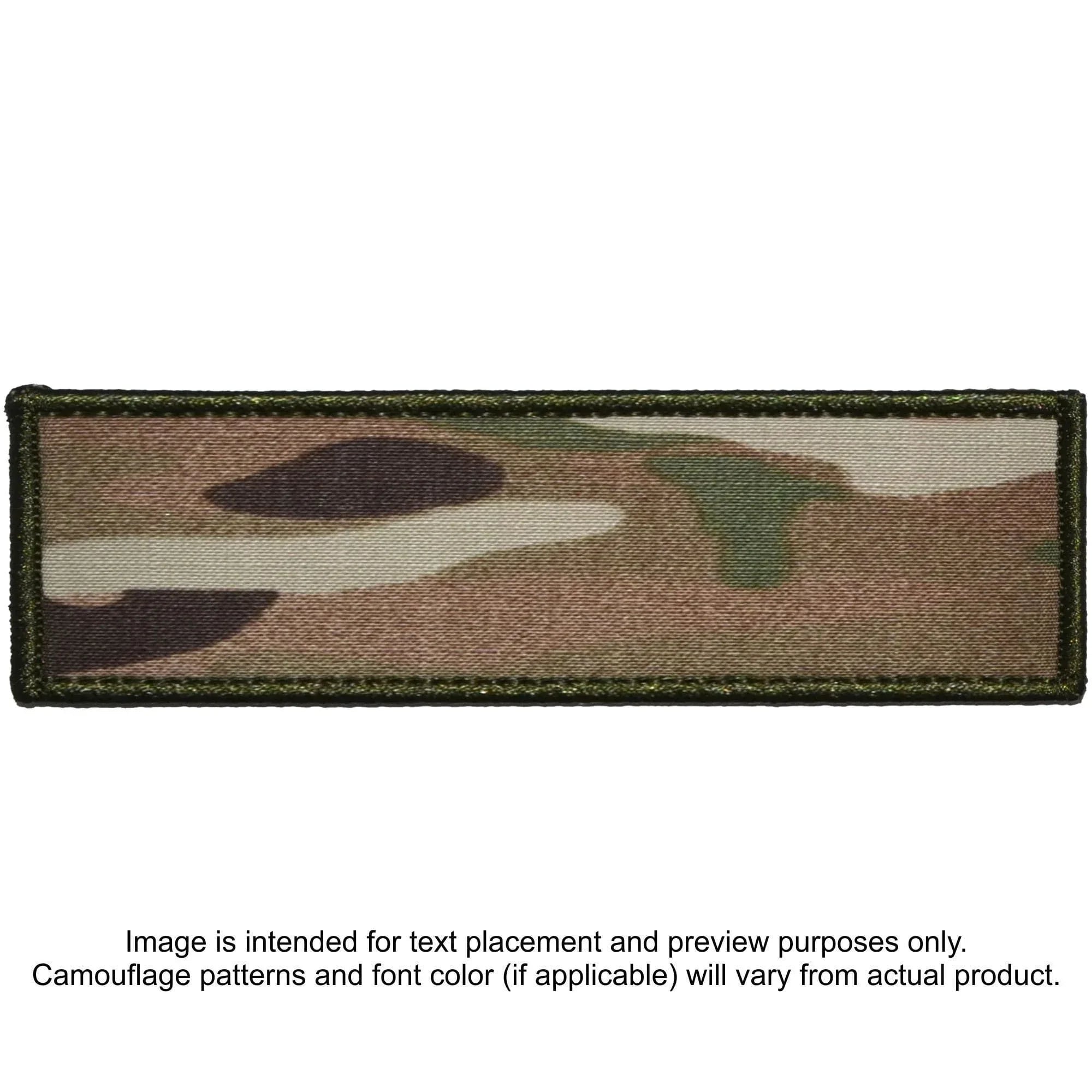 Tactical Gear Junkie Patches MultiCam Custom Plate Carrier Text Patch - 3x10