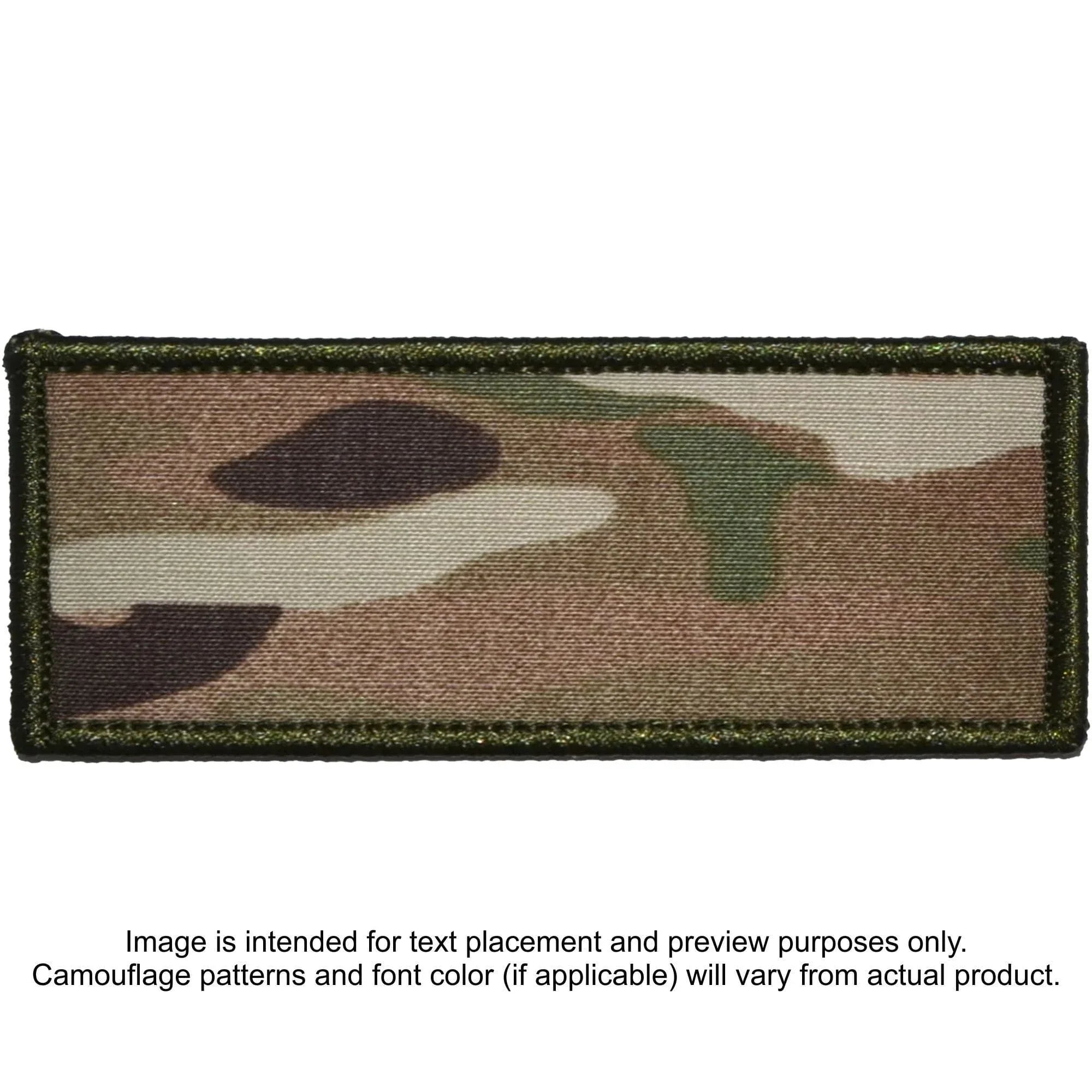 Tactical Gear Junkie Patches MultiCam Custom Plate Carrier Text Patch - 4x10