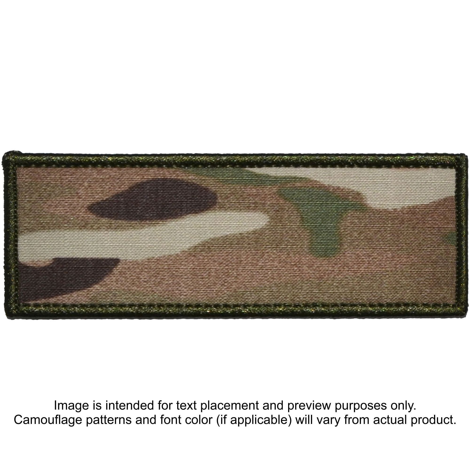 Tactical Gear Junkie Patches MultiCam Custom Plate Carrier Text Patch - 4x11