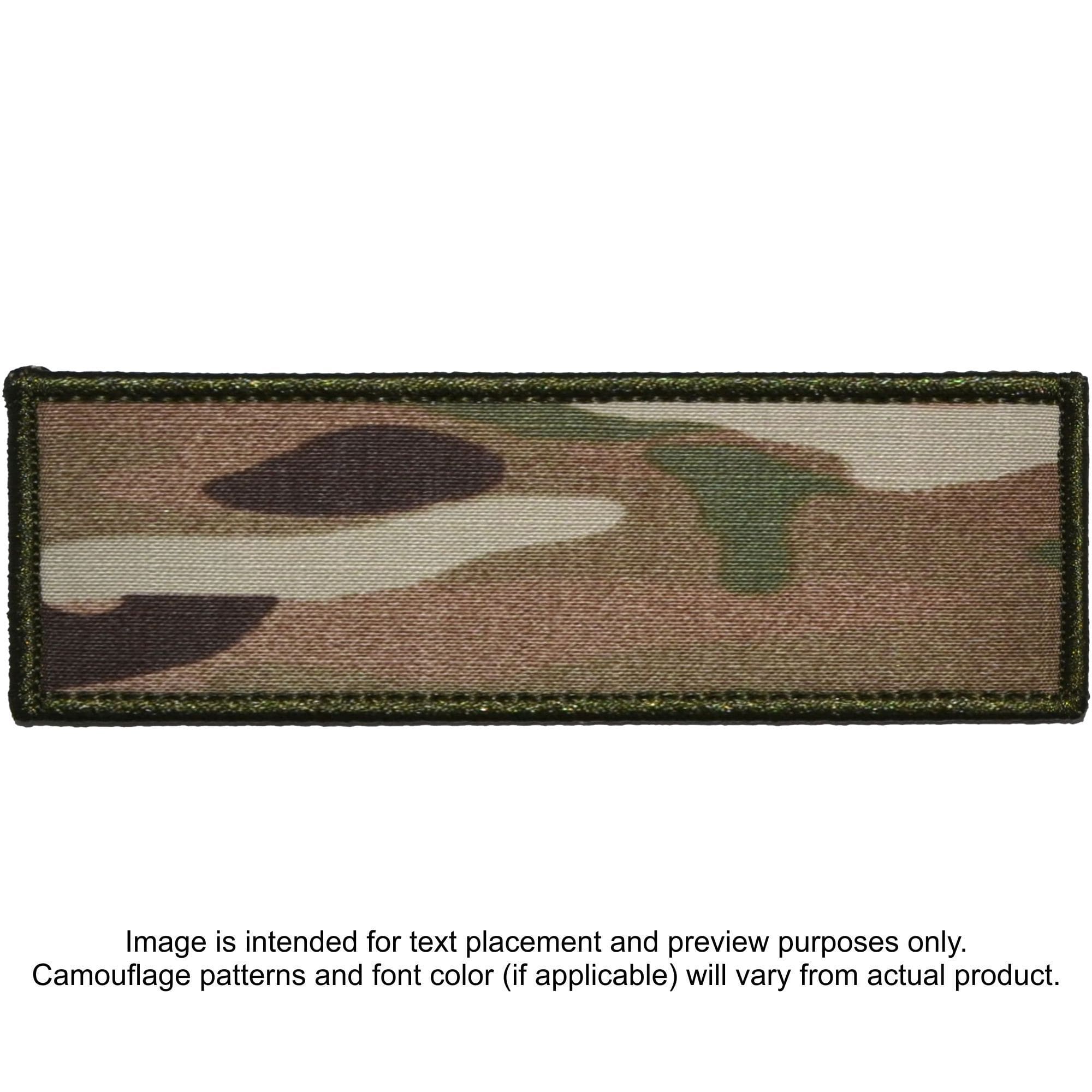 Tactical Gear Junkie Patches MultiCam Custom Plate Carrier Text Patch - 2x6